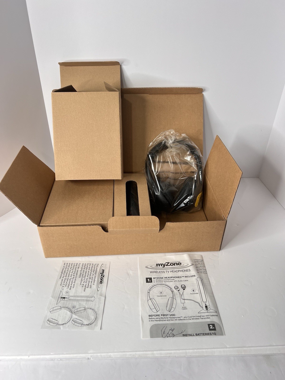 My Zone Wireless TV Headphones As Seen On TV RCA