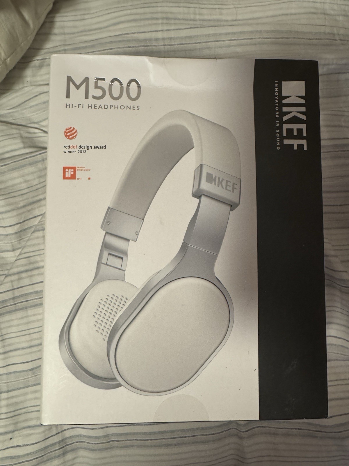 KEF M500 On-Ear Headphones White
