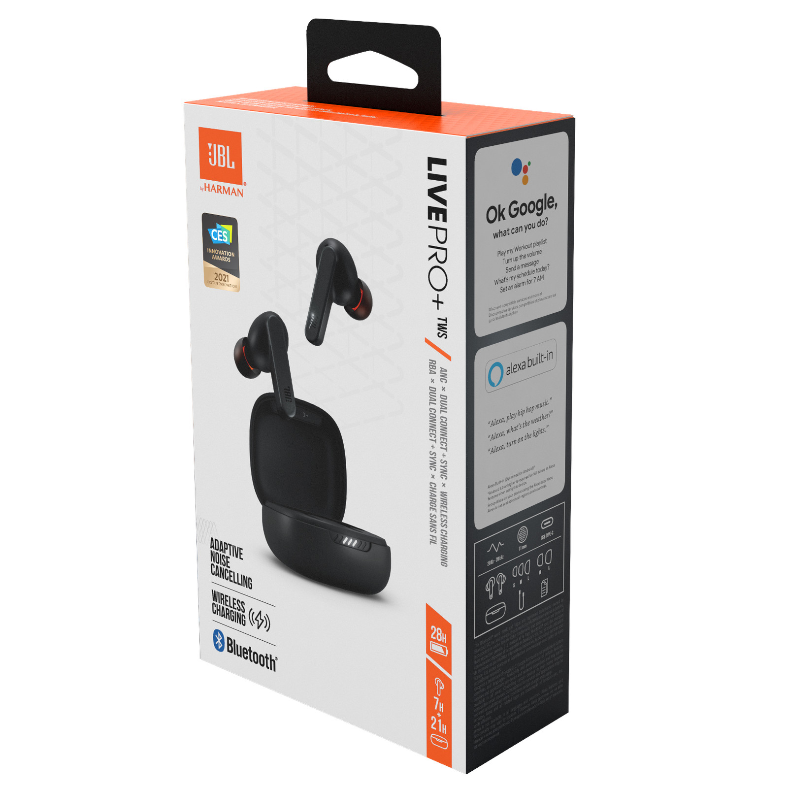 JBL Live Pro+ TWS, True wireless Noise Cancelling earbuds