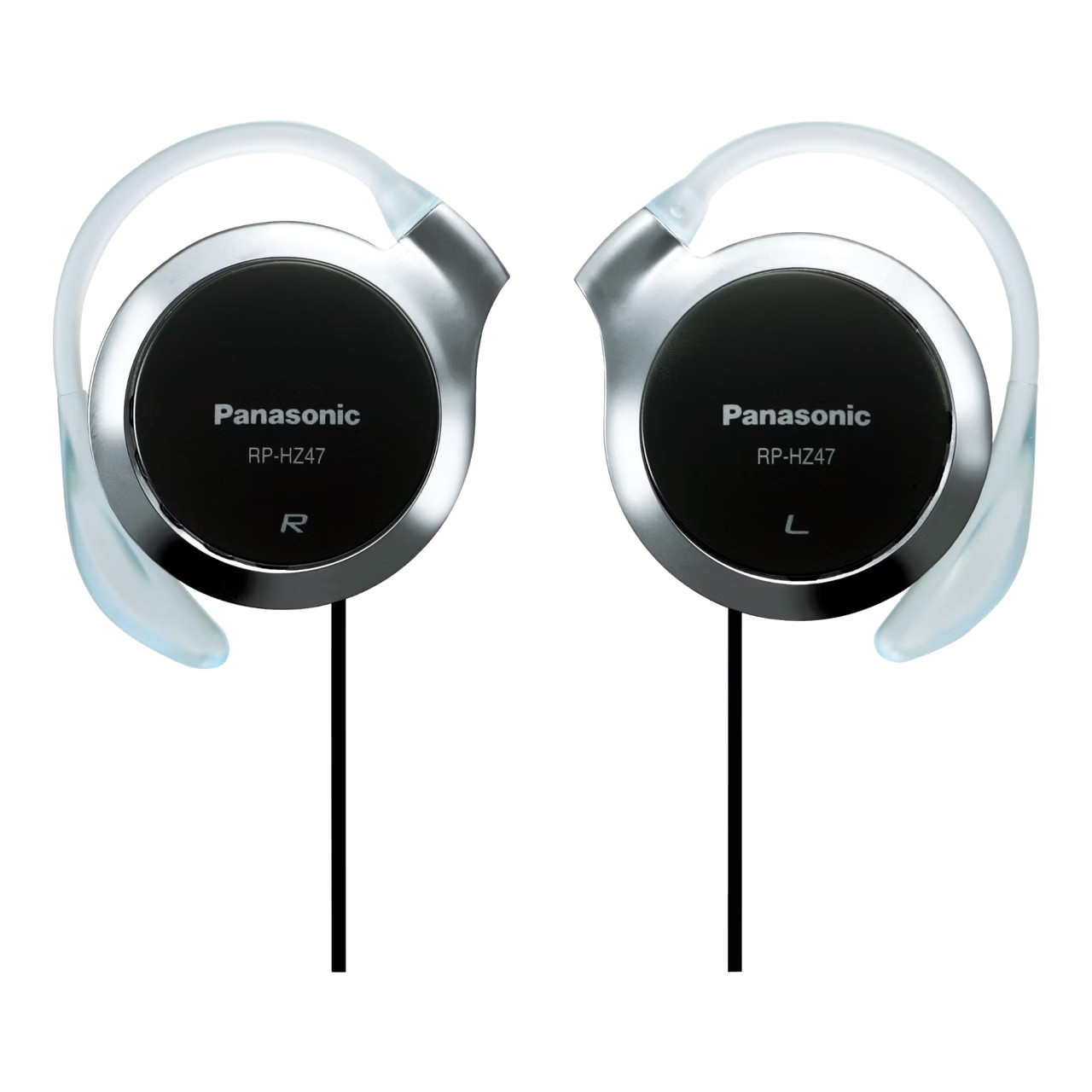Panasonic Clip On Headphones Black RP-HZ47-K Earhook Earphones Ultra Slim Japan