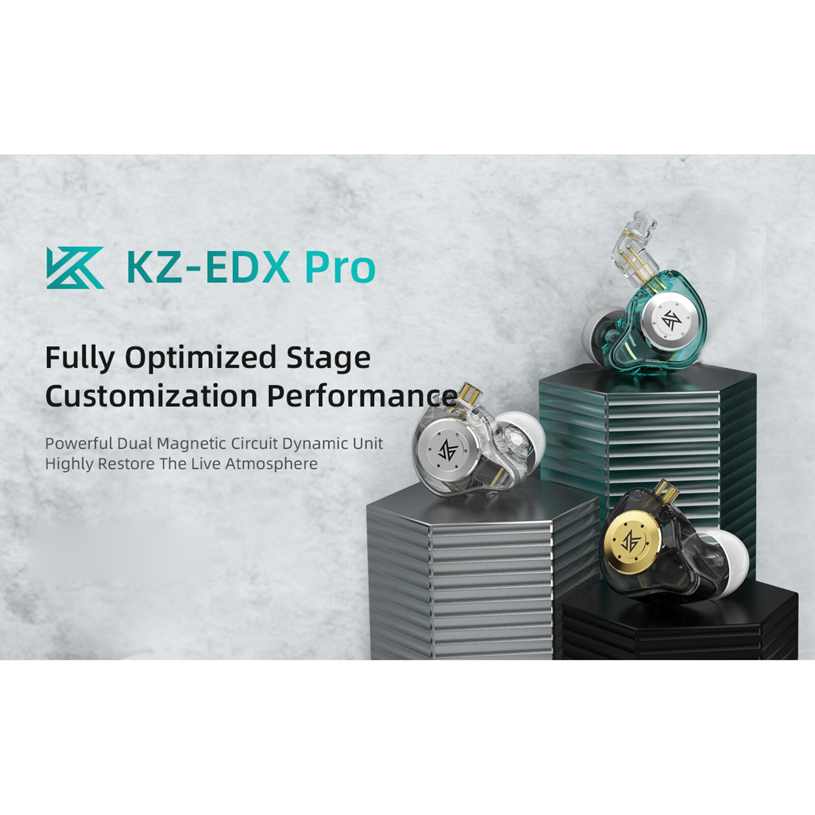 KZ EDX PRO Earphones Headphones Wired in Ear Earbuds HiFi Deep Bass Sound P6O5