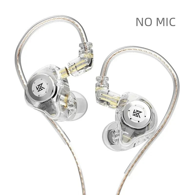 Kz Edx Pro Earphones Dynamic in Ear Monitor Hifi Wired Headphones Bass Stereo Ga