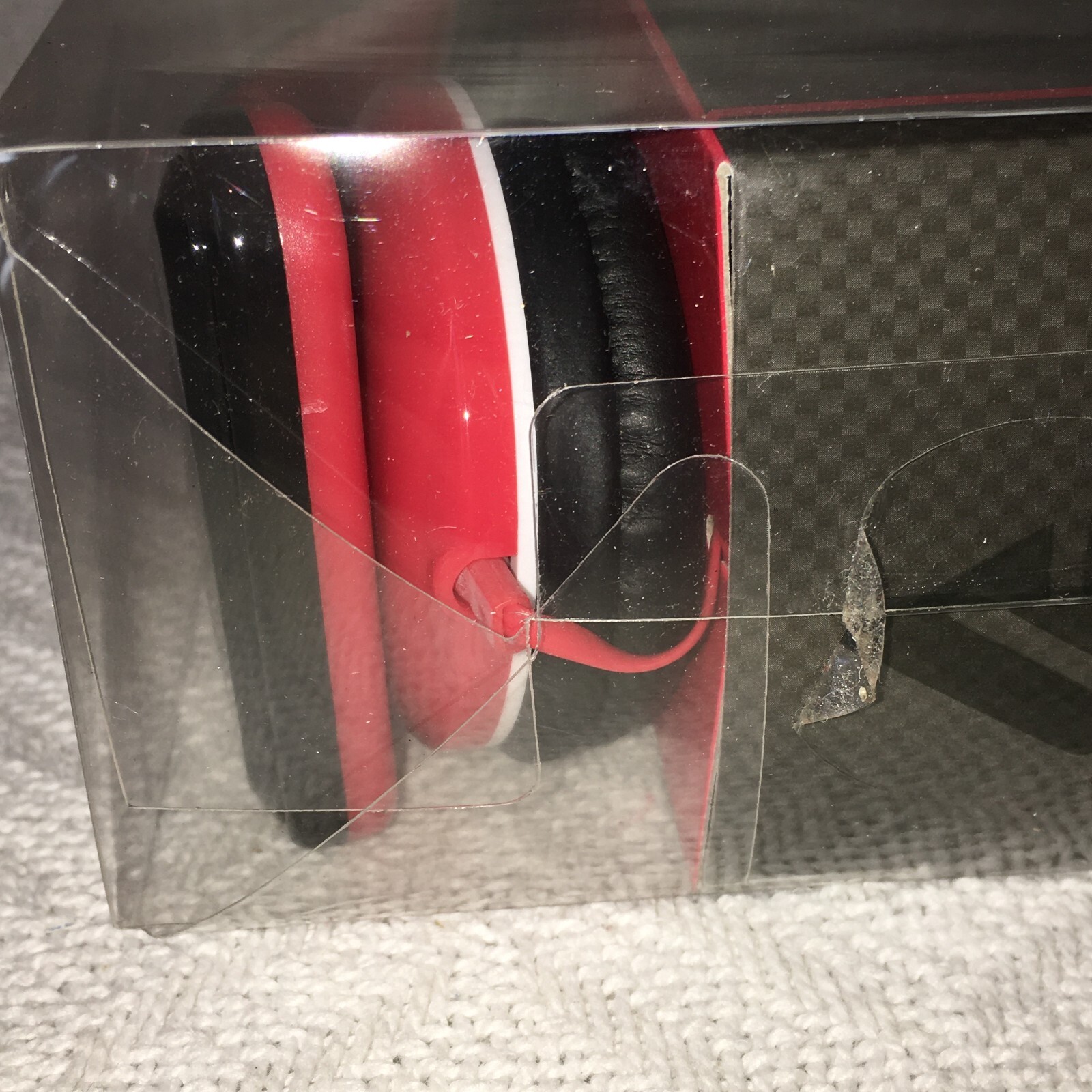 New in Pack Audio Council Diamond Ltd Edition Red w/black Trim Headphones