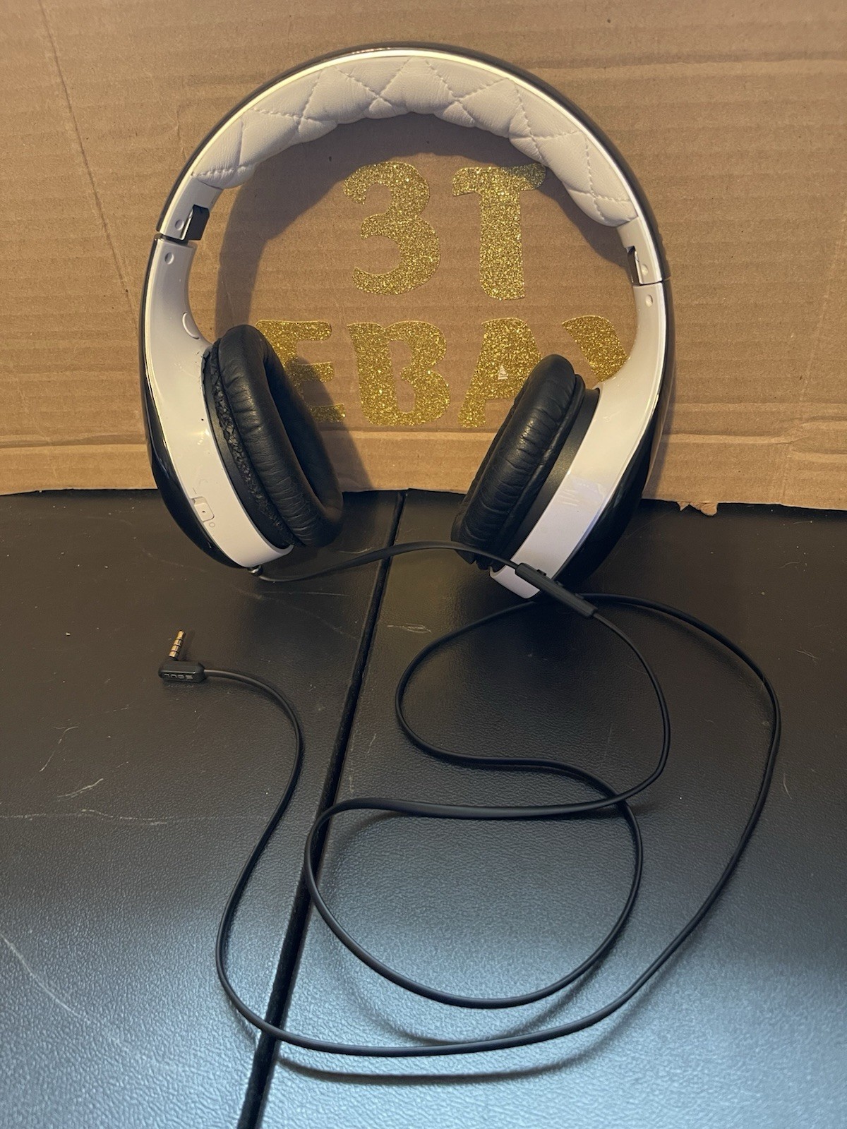 Soul By Ludacris Headphones Tested As Is Black White Hip Hop Rap R & B Music 🎧
