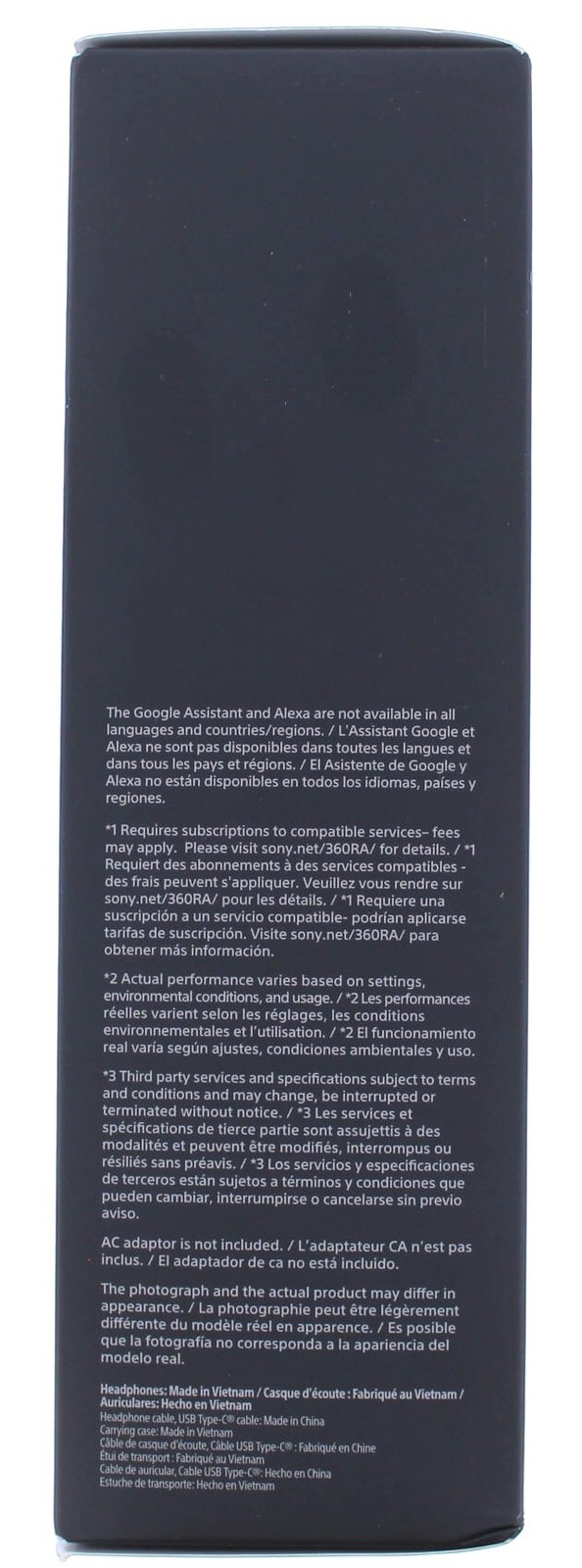 Sony ULT Power Sound Wireless Noise Canceling Stereo Headset Color- Black
