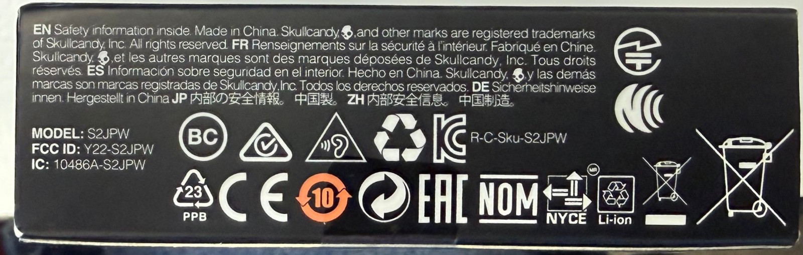 2/$19.99 Skullcandy “Jib+” Wireless Earbuds (S2JPW-M003)(112)