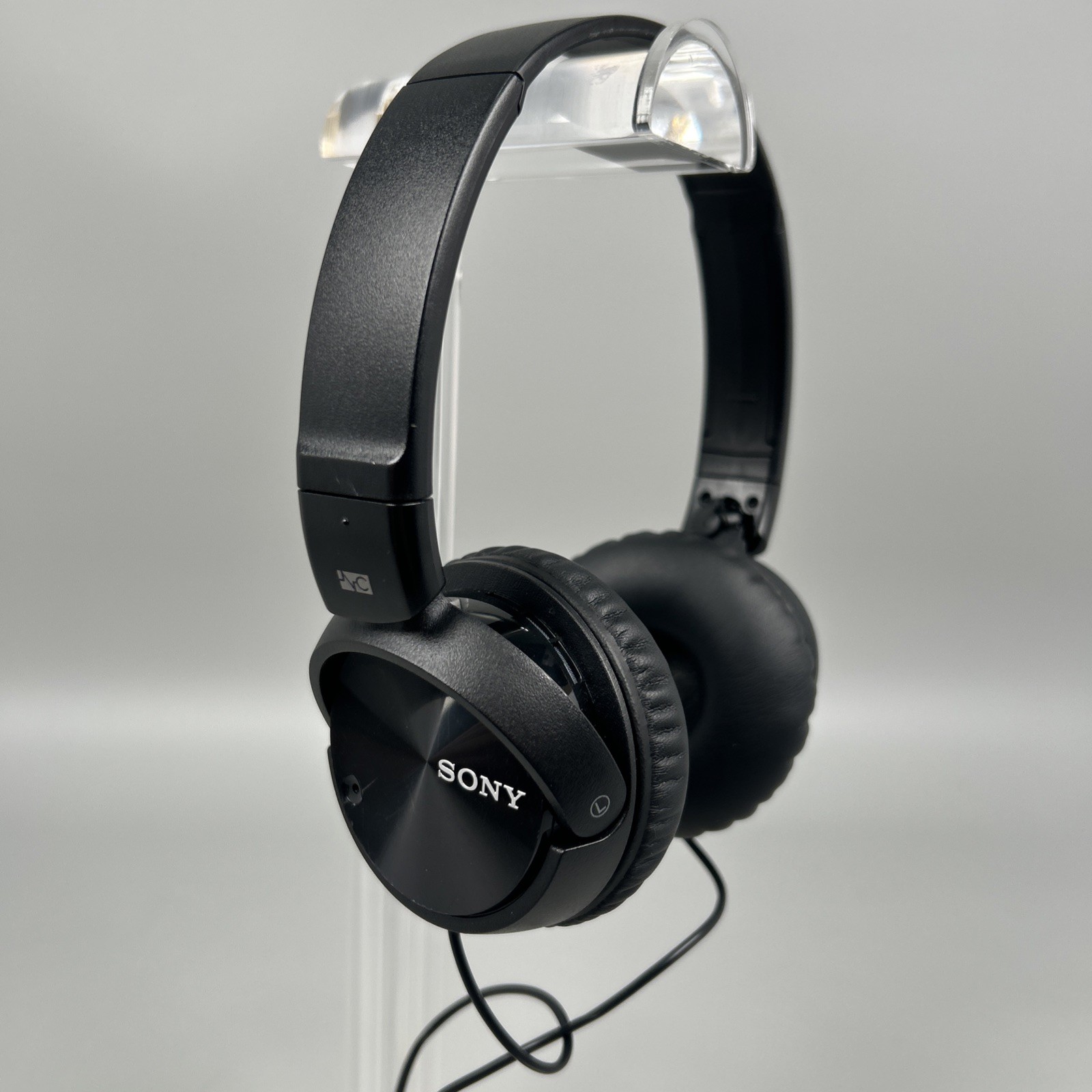 Sony MDR-ZX110NC Noise Cancelling Wired Headphones Black Tested – Excellent
