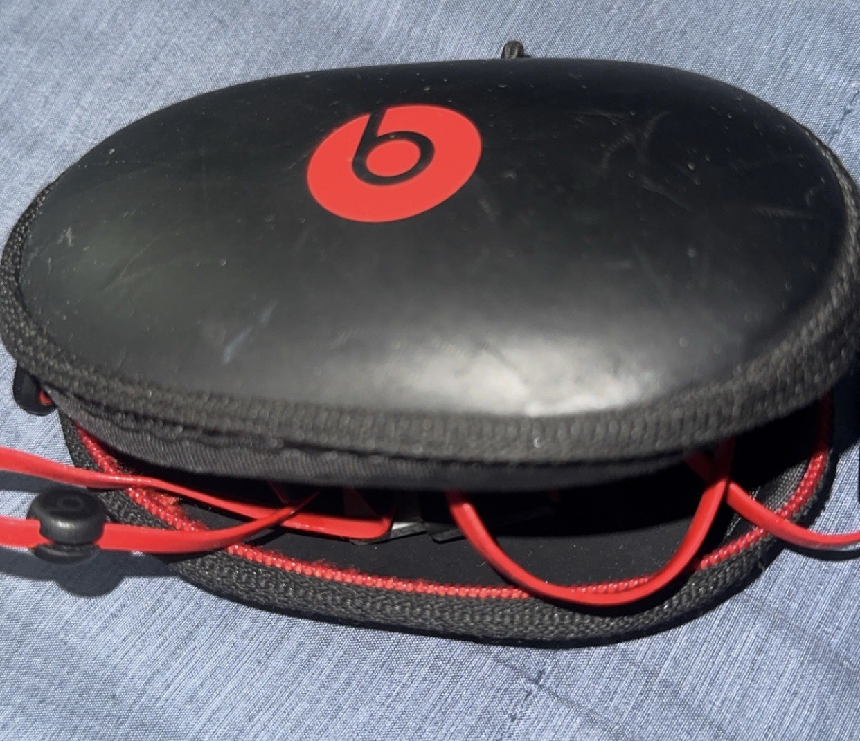 Beats by Dr. Dre Powerbeats Wireless Headphones Red/Black **W/Case+Charger**