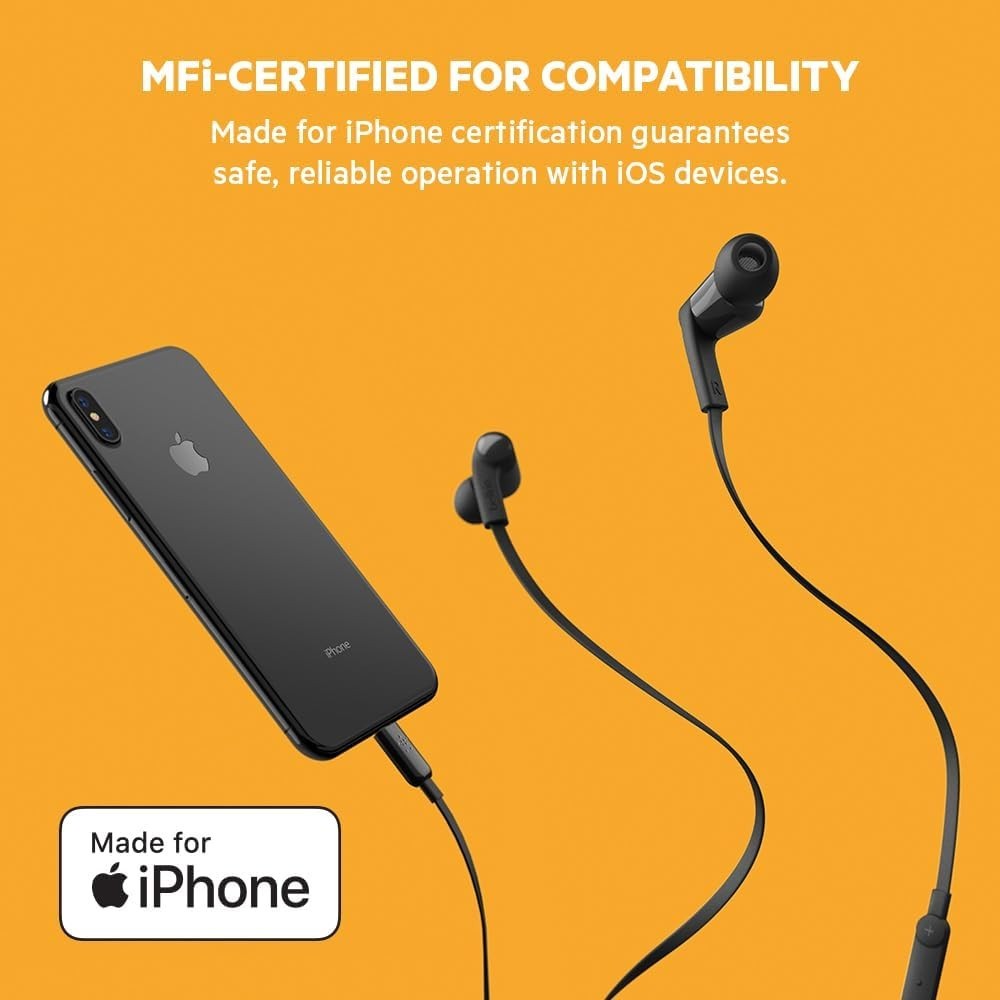 Belkin SoundForm Headphones Lightning Connector Immersive Sound | G3H0001btBLK