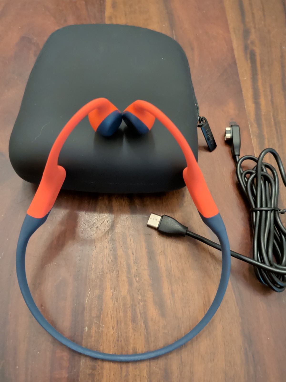 Shokz OpenSwim Pro Wireless Bone Conduction Open-Ear Headphones Red – EUC Tested