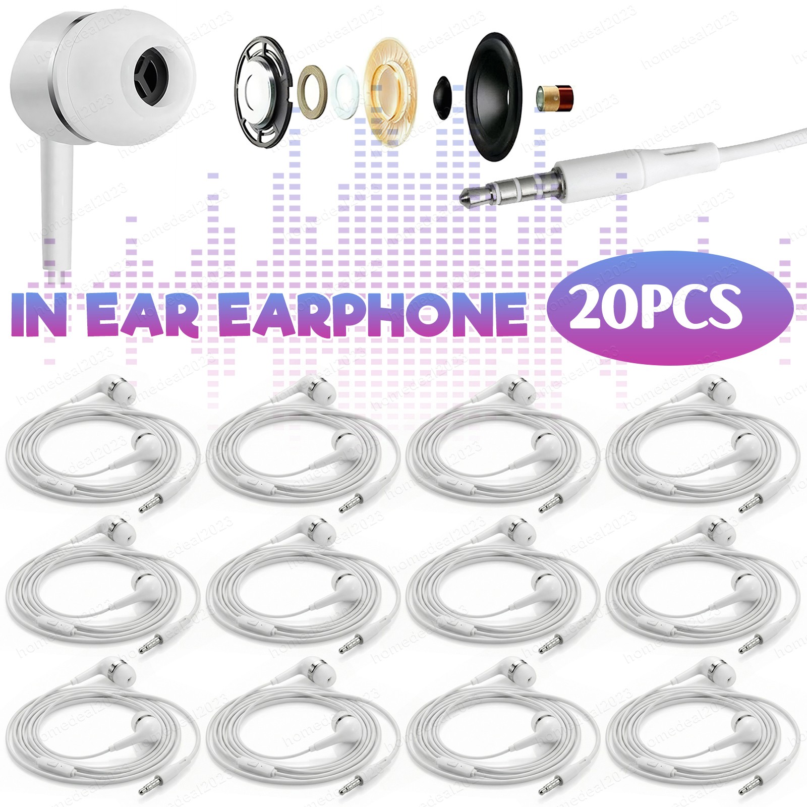 3.5mm Jack Wired Earbuds USB-C In-Ear Headphones with Mic for Phones and Laptops