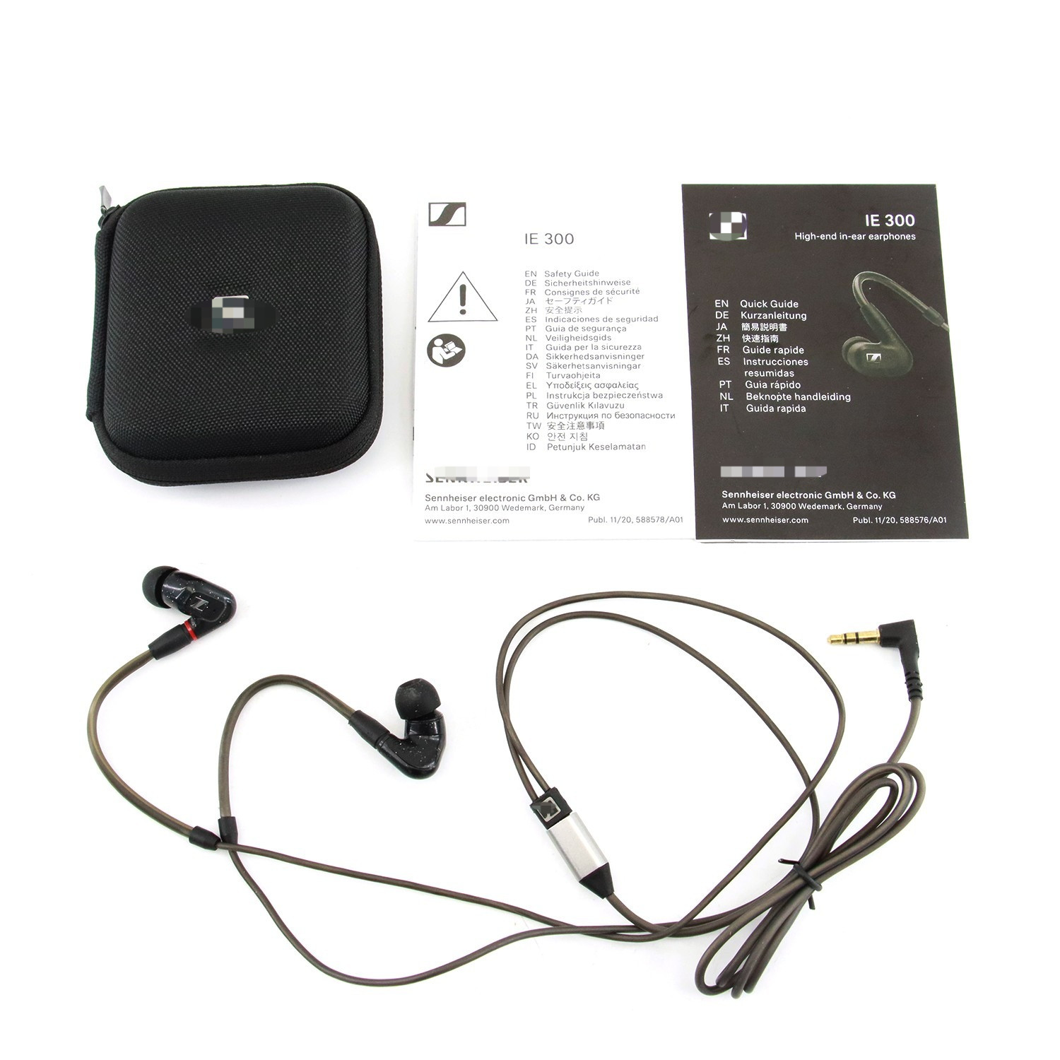 Earbuds Headphones Sealed fit Sennheiser IE 300 Audiophile Wired 3.5mm In-Ear