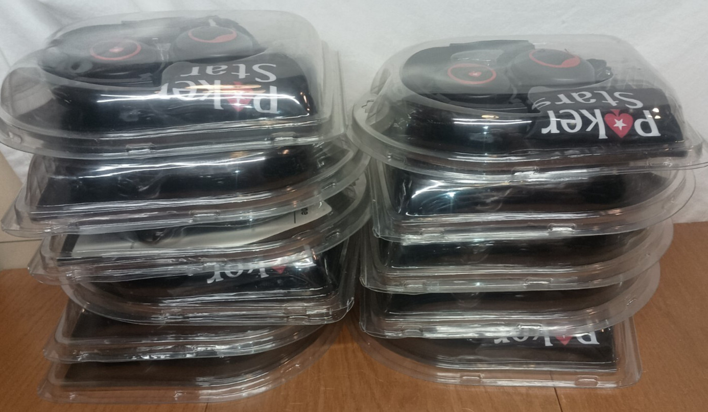 Lot of 11: PokerStars.Net Special Edition DJ Style Headphones Collectable