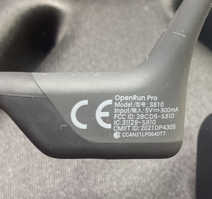SHOKZ OPENRUN PRO Wireless Bluetooth Bone Conduction Headphones – Black S810