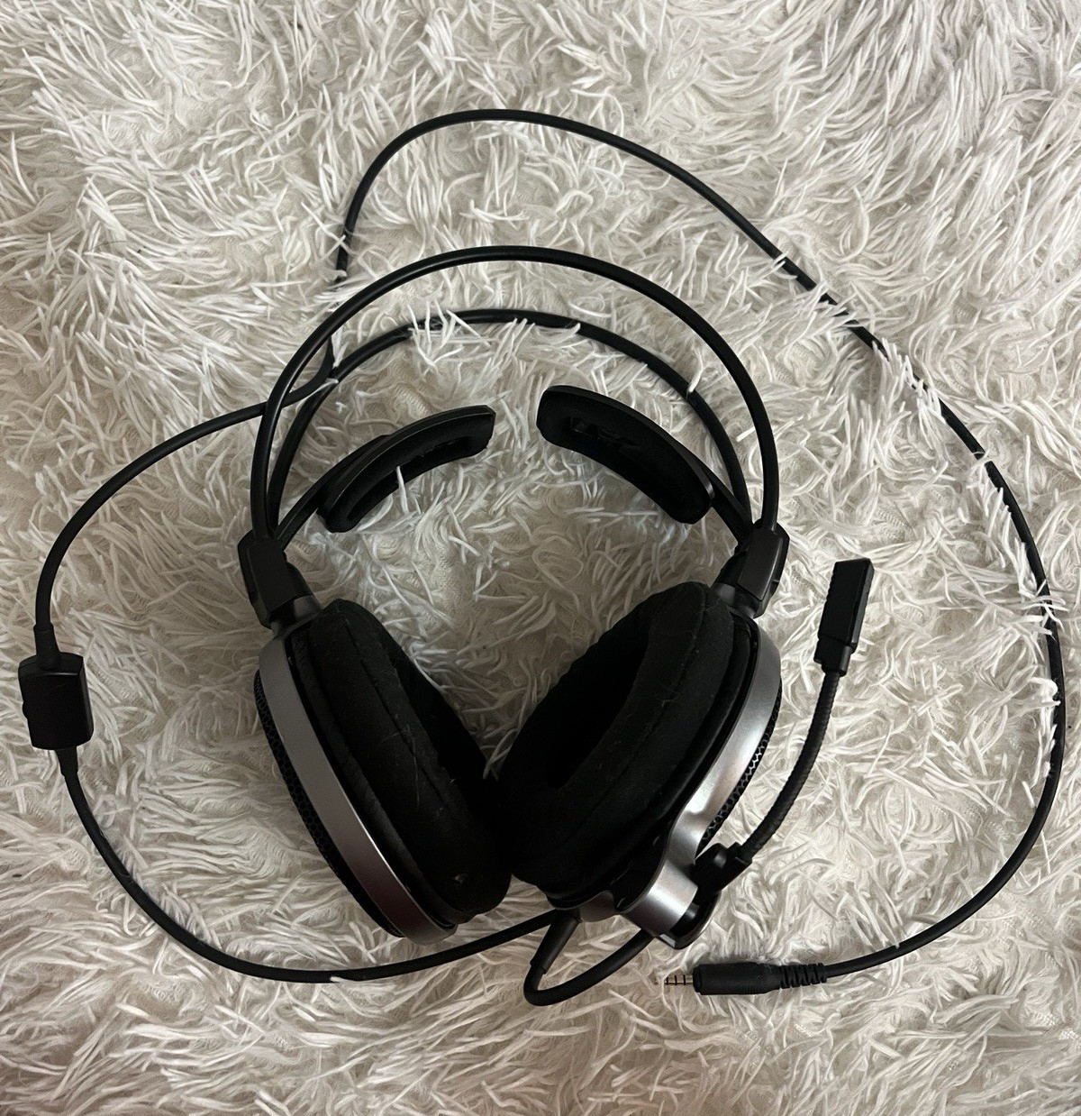 Philips Open-Back Wired Over-Ear Headphones w/ 3.5mm Jack Black/Silver