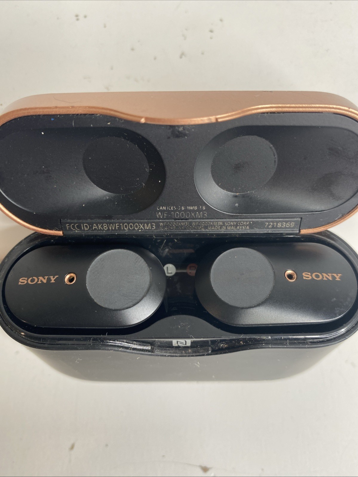 Sony Wifi WF-1000XM3 Noise Cancelling Earbuds Black Made In Malaysia- No Cable