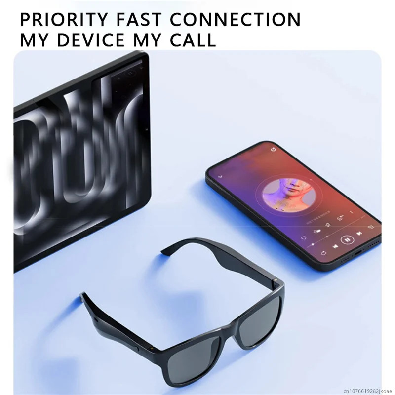 New Smart Glasses Headphone Wireless Bluetooth 6.0 Sunglasses Earbuds Outd