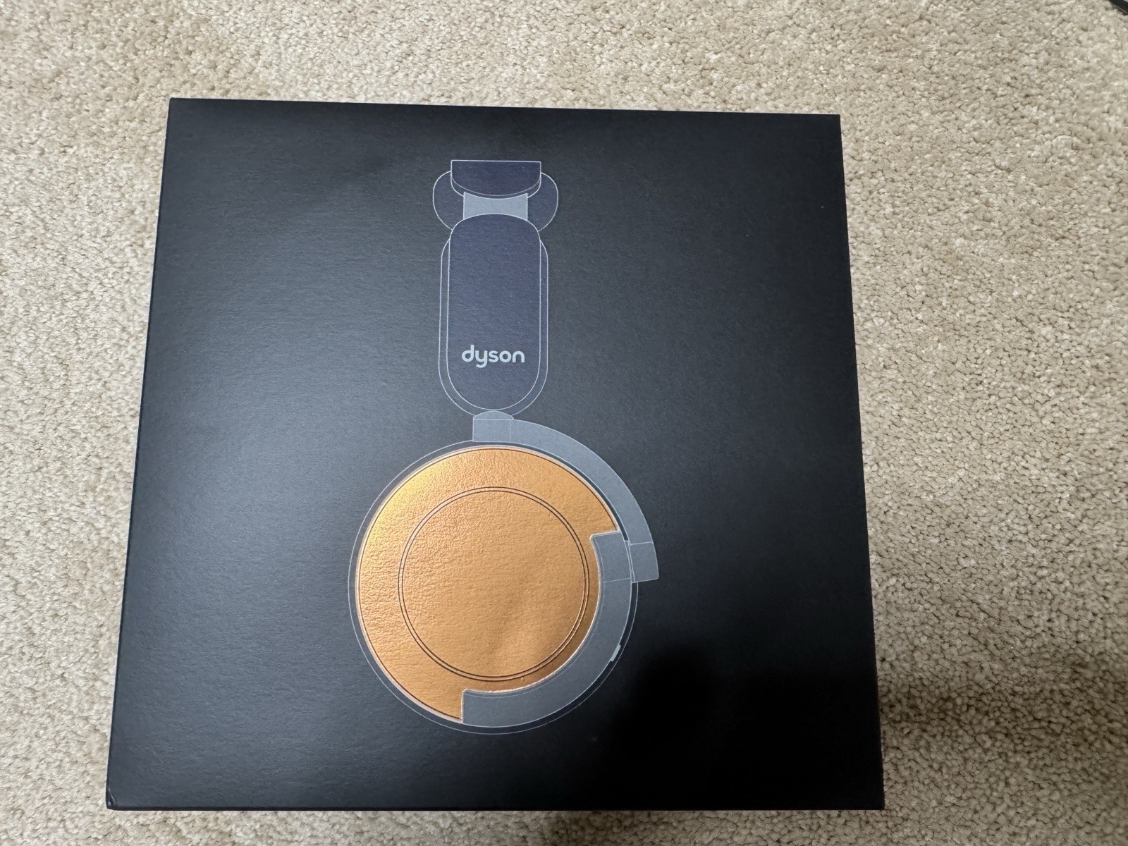 Dyson OnTrac noise cancelling headphones CNC Copper