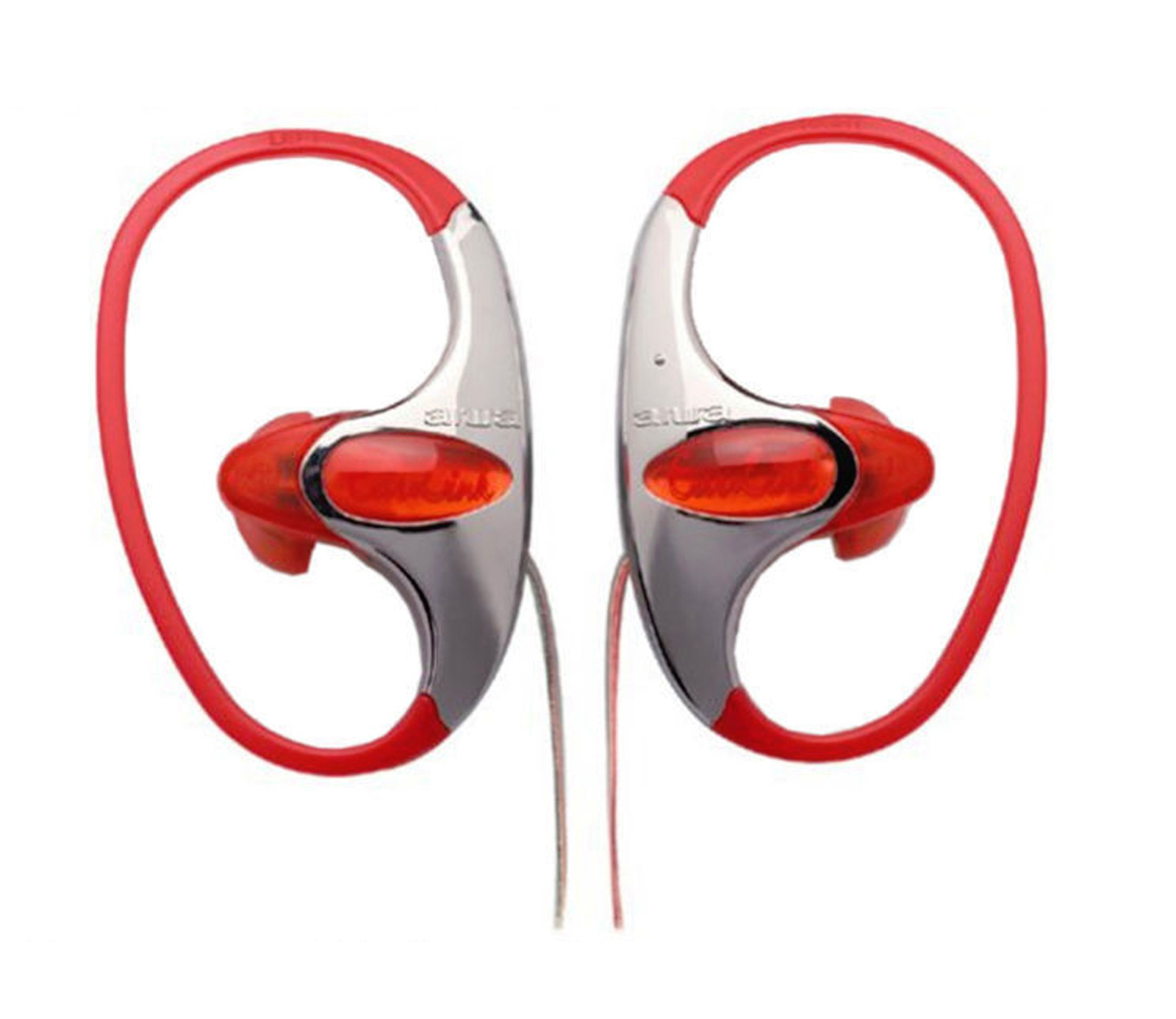 Aiwa HP-EL102 Necklace Dynamic Earbuds Sport Headphones For Phones MP3 CD Player