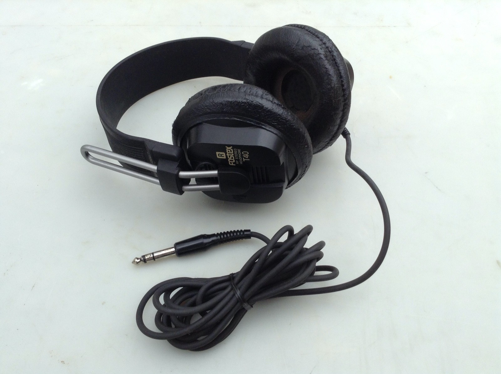 Vintage Fostex T40RP Headphones from the 1990s, Made in Japan, 1/4″ Audio Jack
