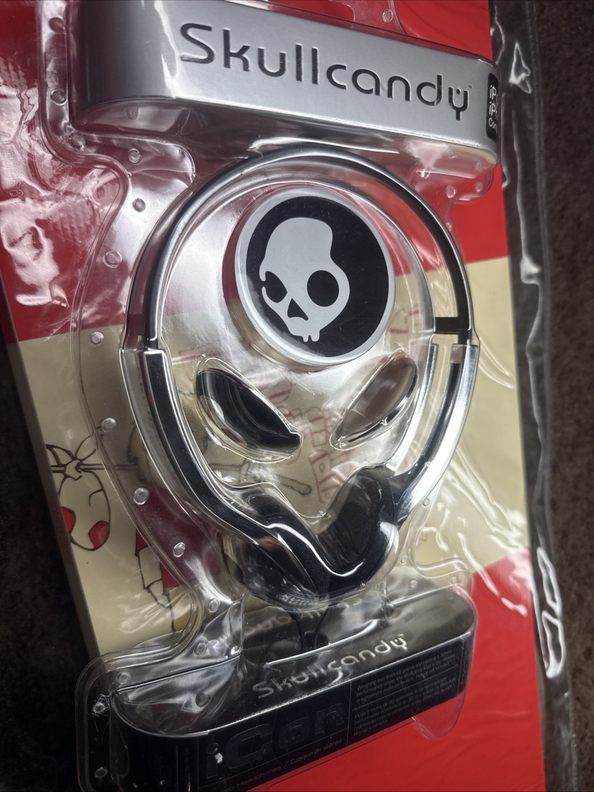 Chrome OG skullcandy Icon Recruit 30mm Driver Original Quality Careful LOUD Rare