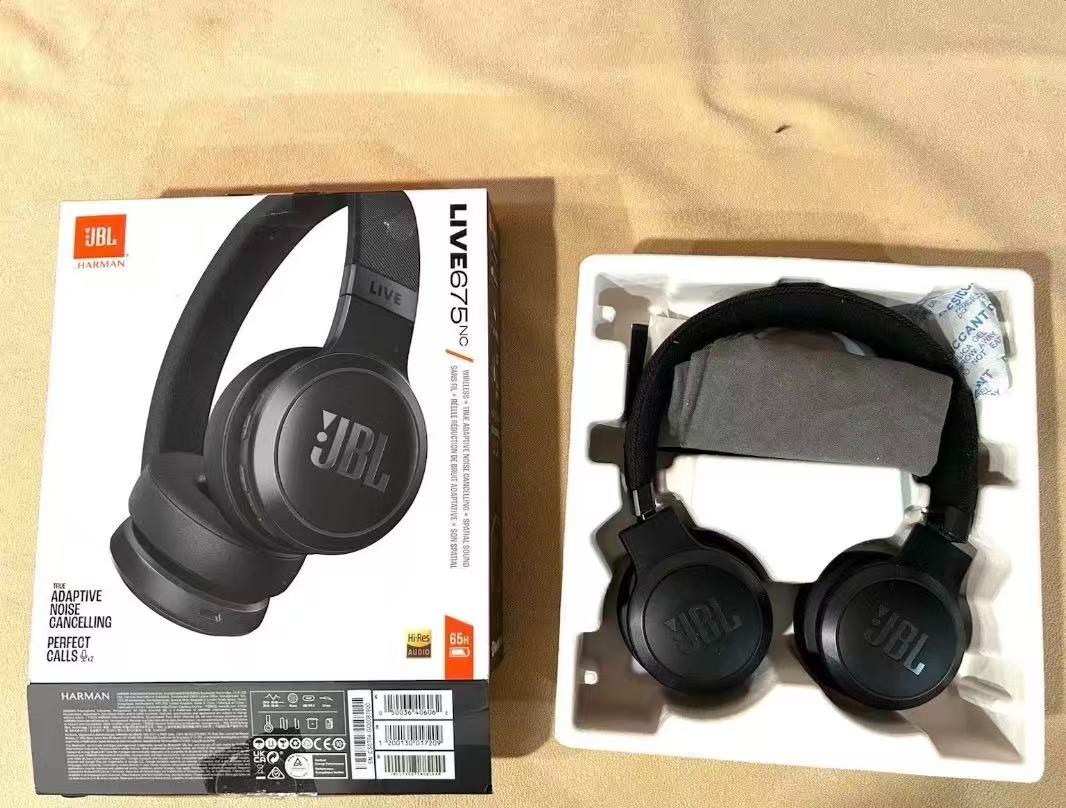 JBL by Harman Live 675NC Wireless True Adaptive Noise Cancelling Headphones