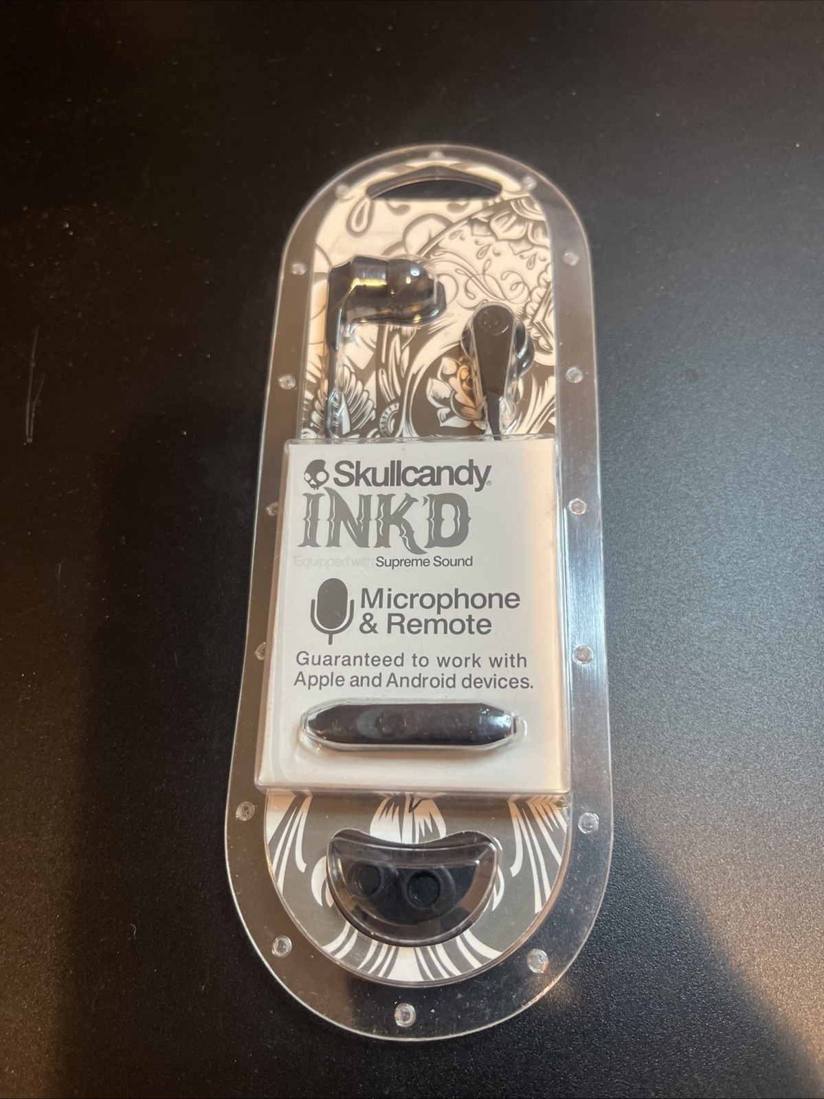 New Skullcandy – Ink’D 2.0 Wired In-Ear Headphones, Black – Sealed
