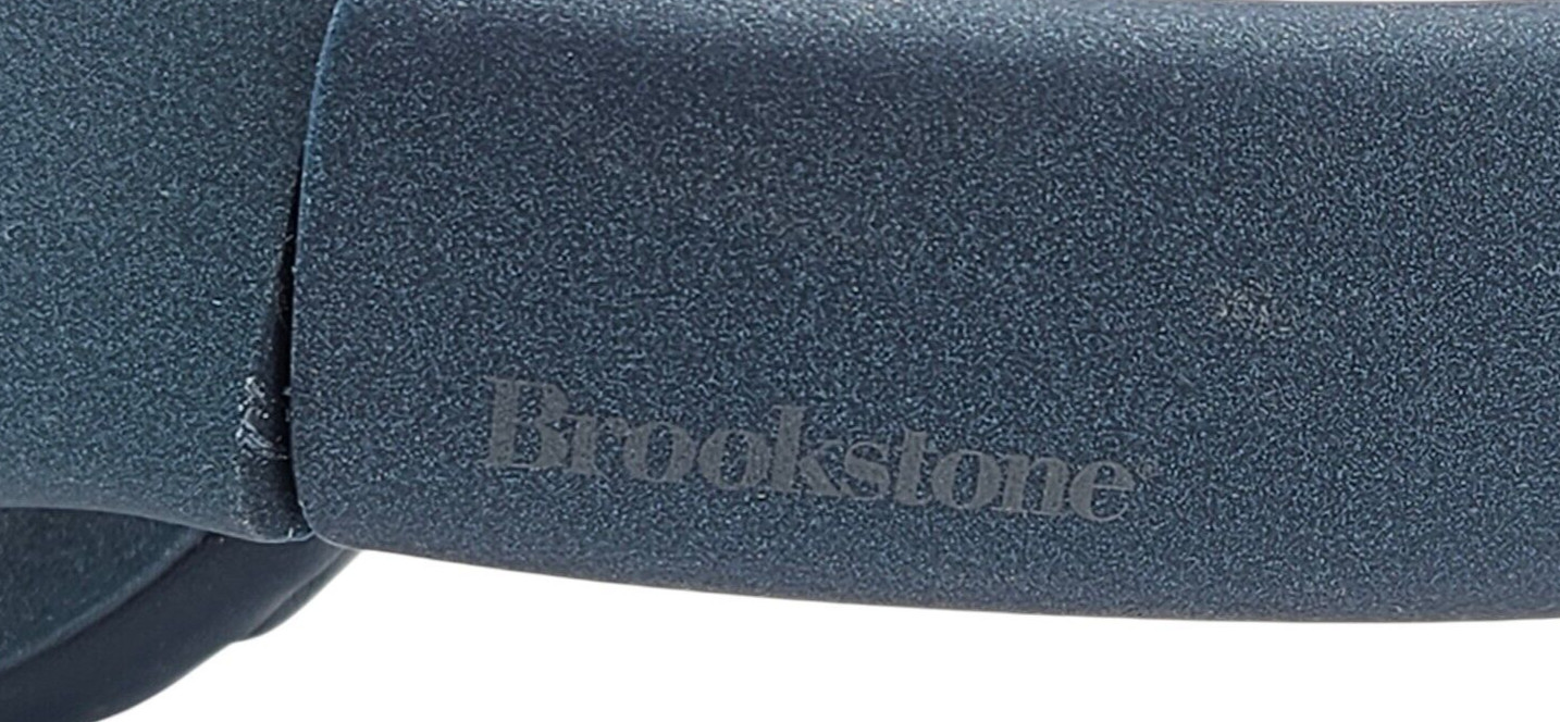 BROOKSTONE Wireless Headphones Bluetooth Rechargeable Studio HD Blue