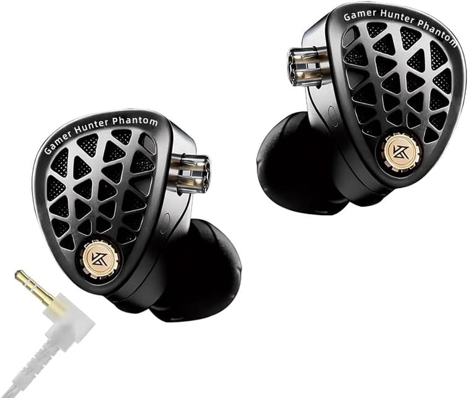 KZ Phantom Gaming In-Ear Monitor, Hi-Fi Grade Flagship Esports Iems with Full-Me