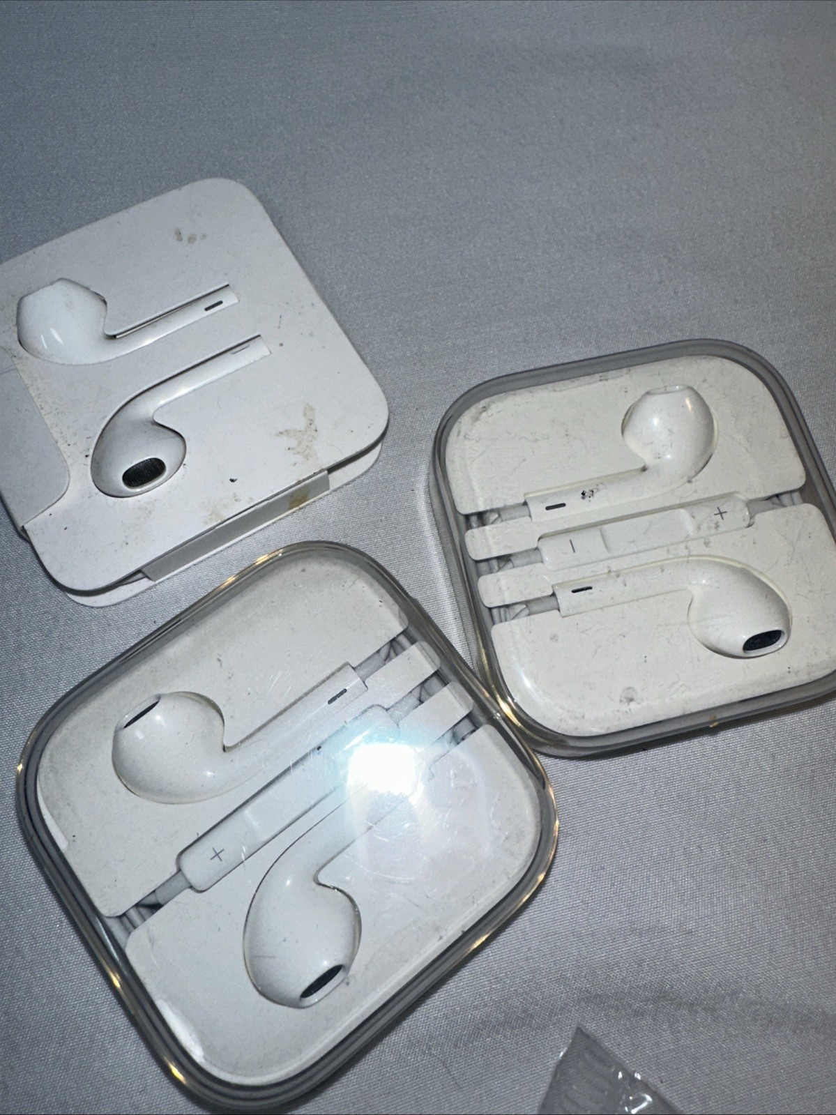 Lot of 5 Wired Earphones Earbuds Assorted New
