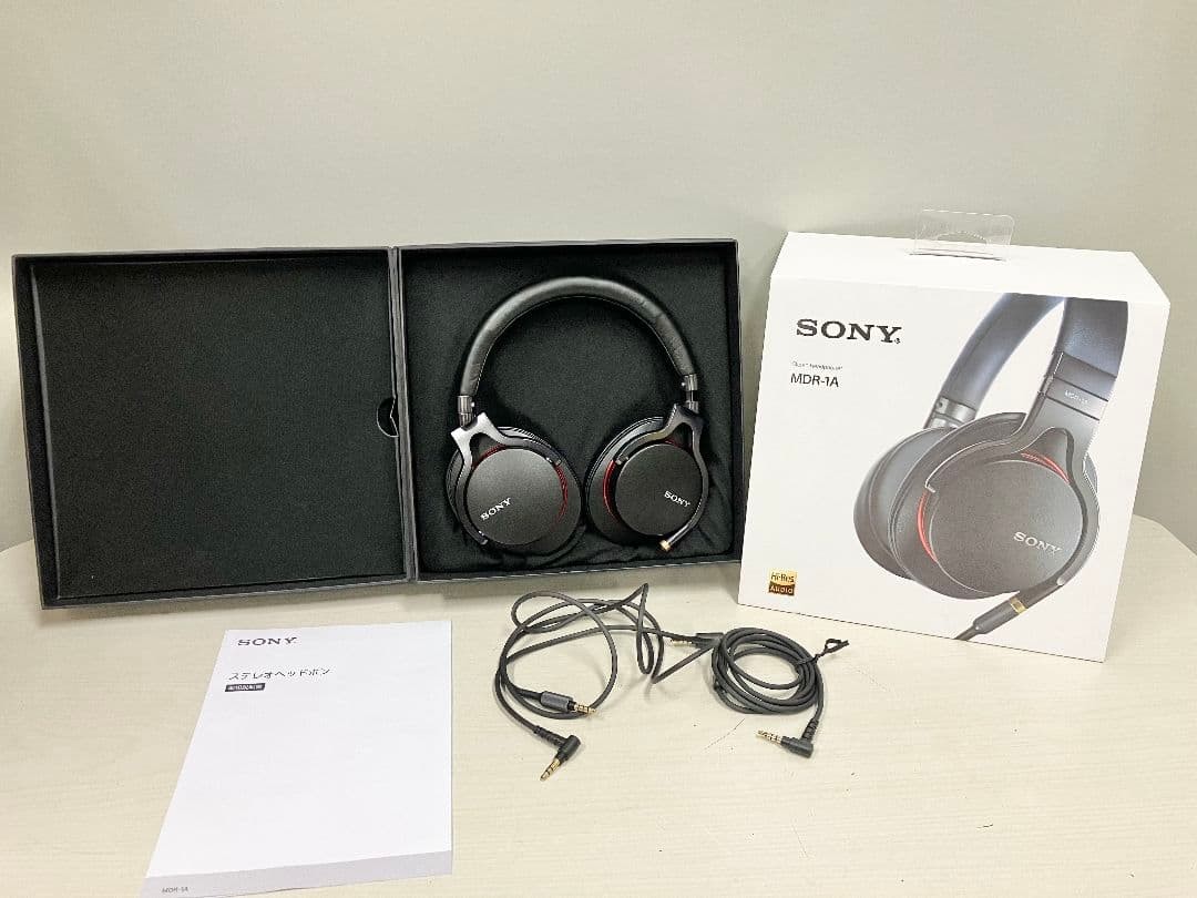 SONY MDR-1A Stereo Headphones High Resolution w/BOX JAPAN Rare Free Shipping