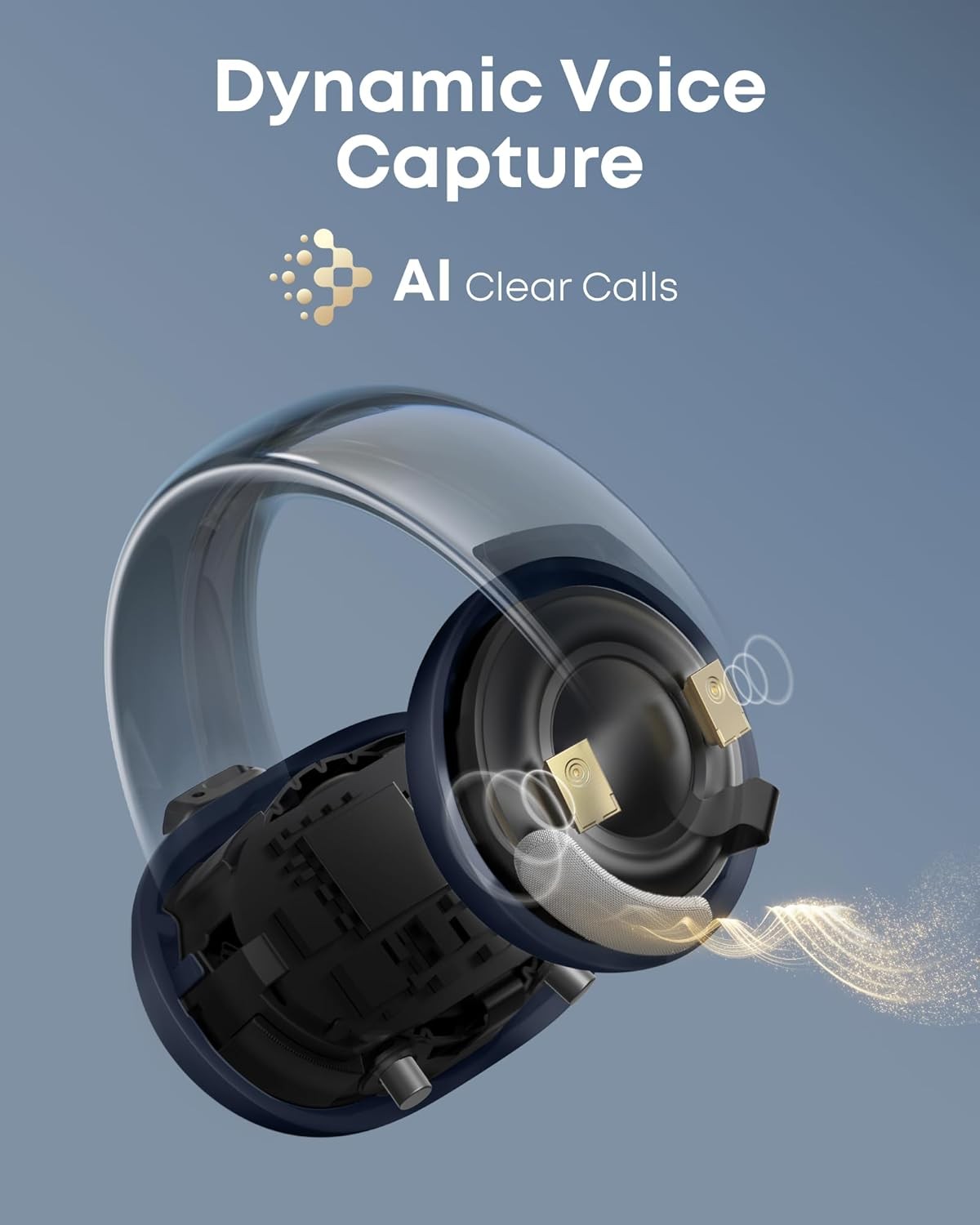 Soundcore AeroClip Anker, Open-Ear Earbuds, Clip-On Headphones, Adaptive Comfort