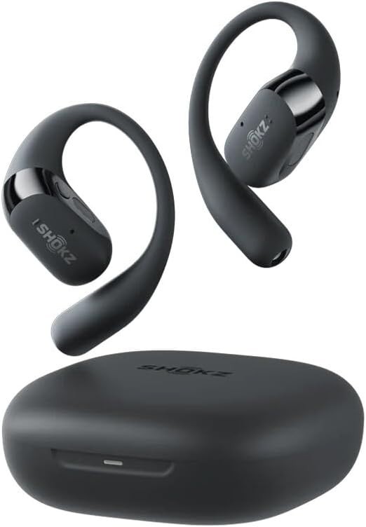 SHOKZ OpenFit 2 Wireless Bluetooth Earbuds – Black (T920)™