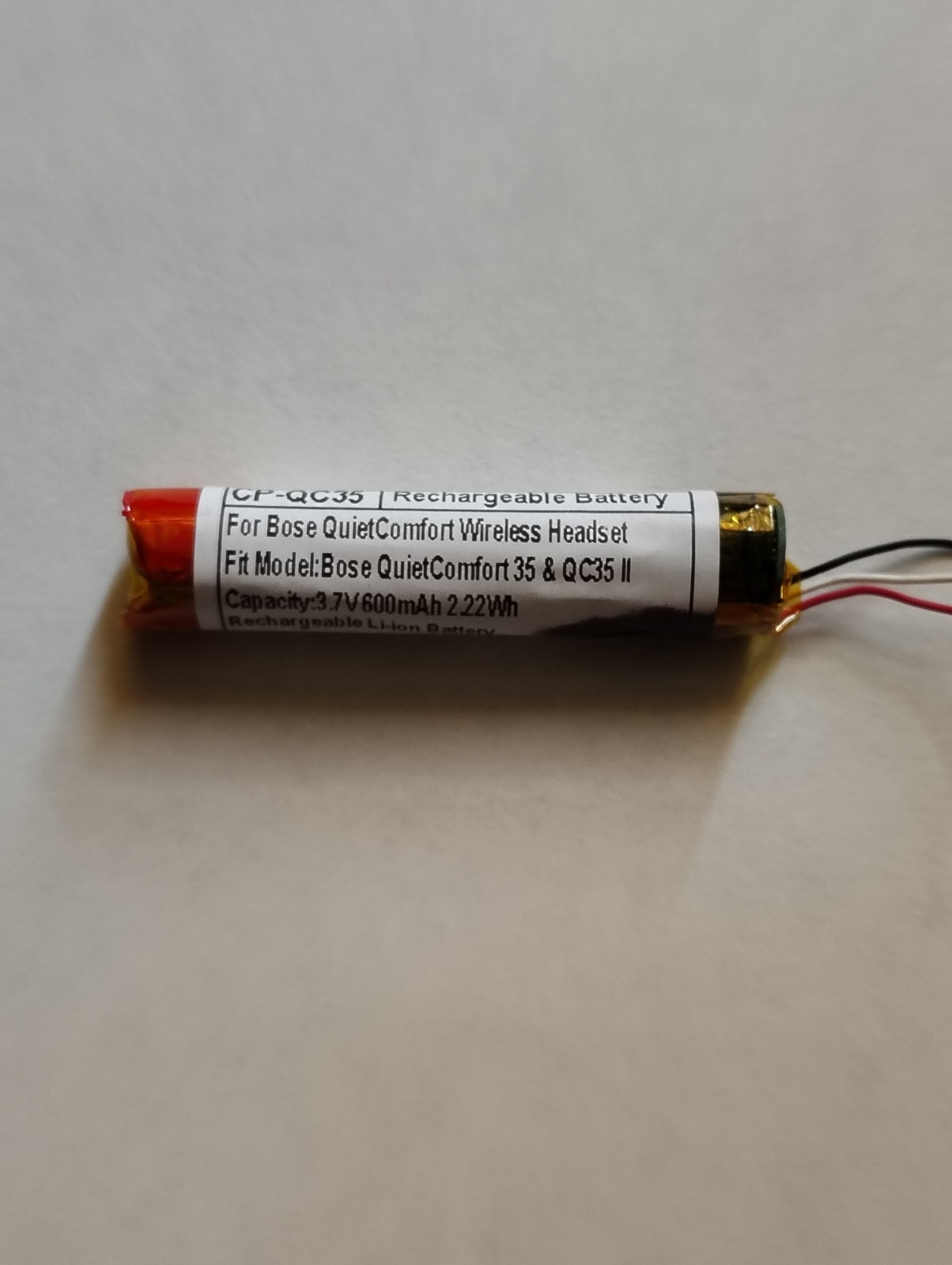 Bose QC 35 And QC 35 II 3.7v 600ma Lipo Battery