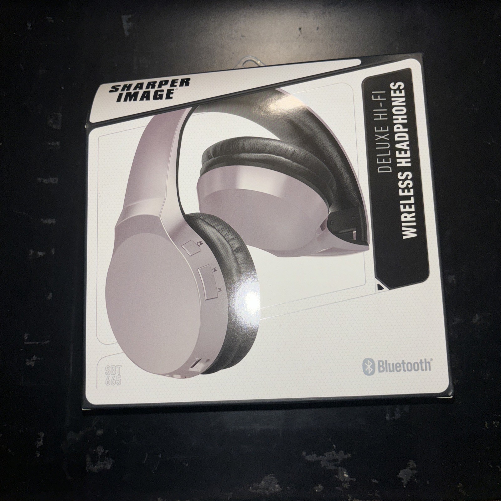 NEW Sharper Image SBT665 Deluxe Hi-Fi Wireless Bluetooth Headphones Open Box