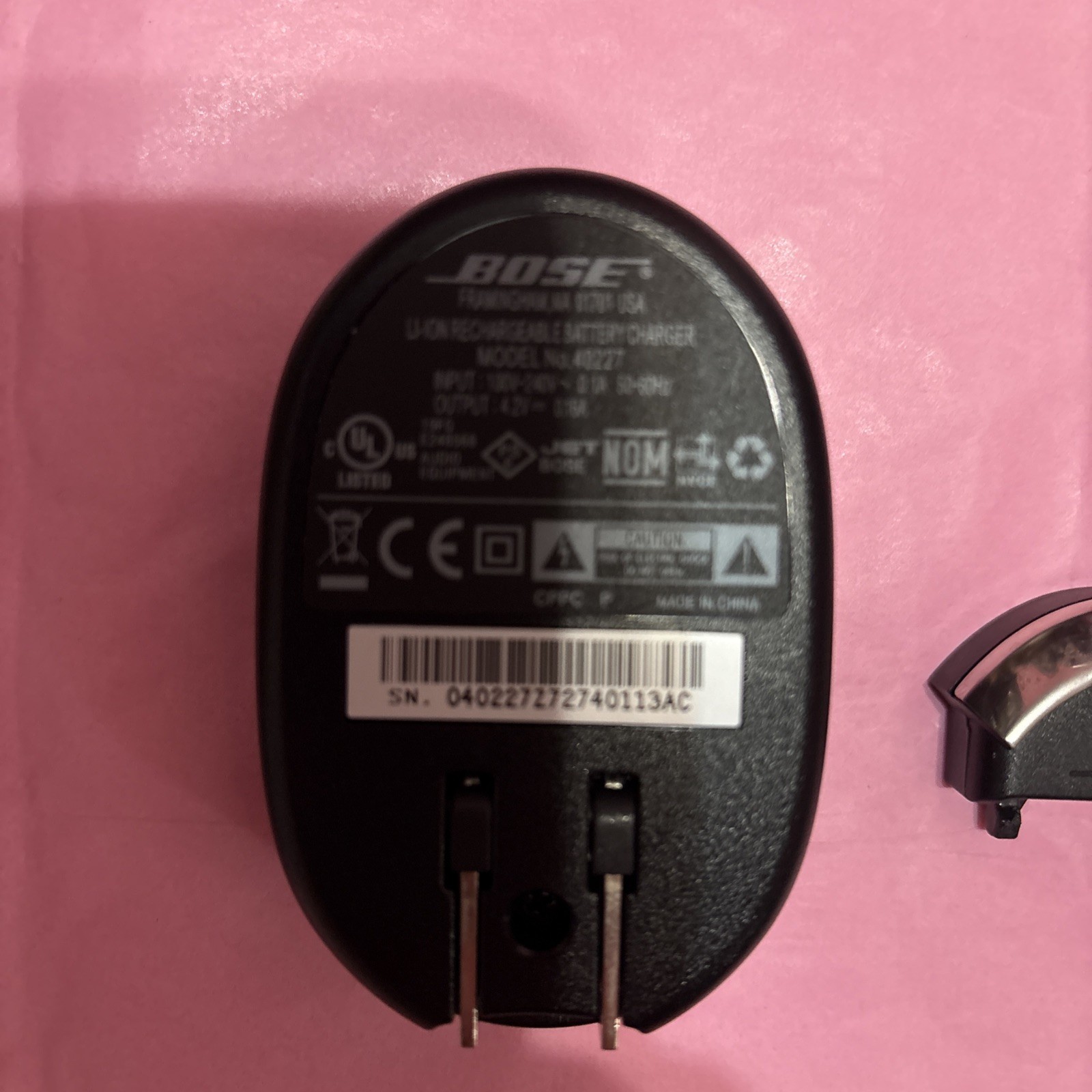 Bose QuietComfort 3 QC3 Noise-Cancelling Headphones, Black and Silver