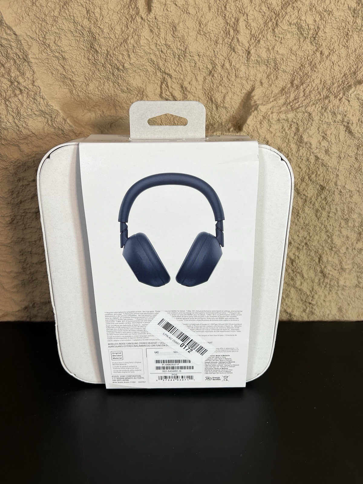 New Sony – WH1000XM6- Best Wireless Noise Canceling Headphones – Midnight Blue