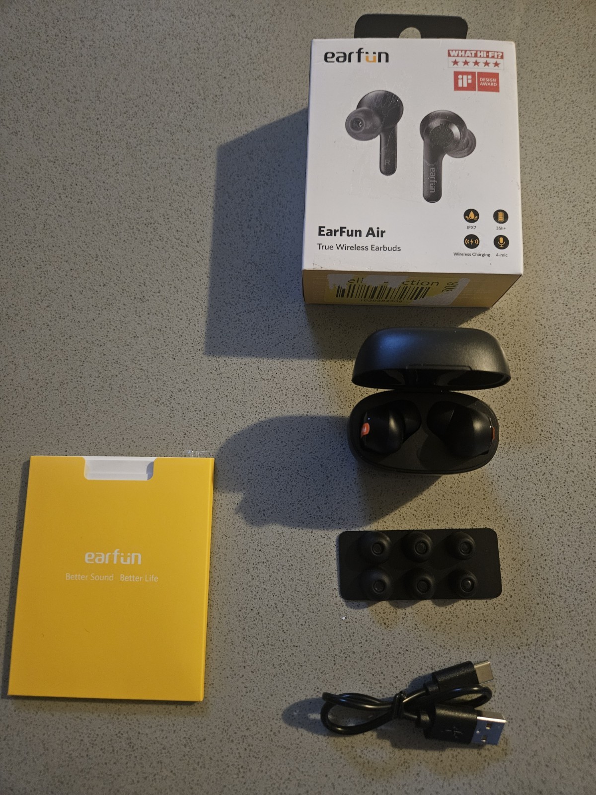 EarFun Air Bluetooth 5.0. TW200Wireless In-Ear Earbuds,