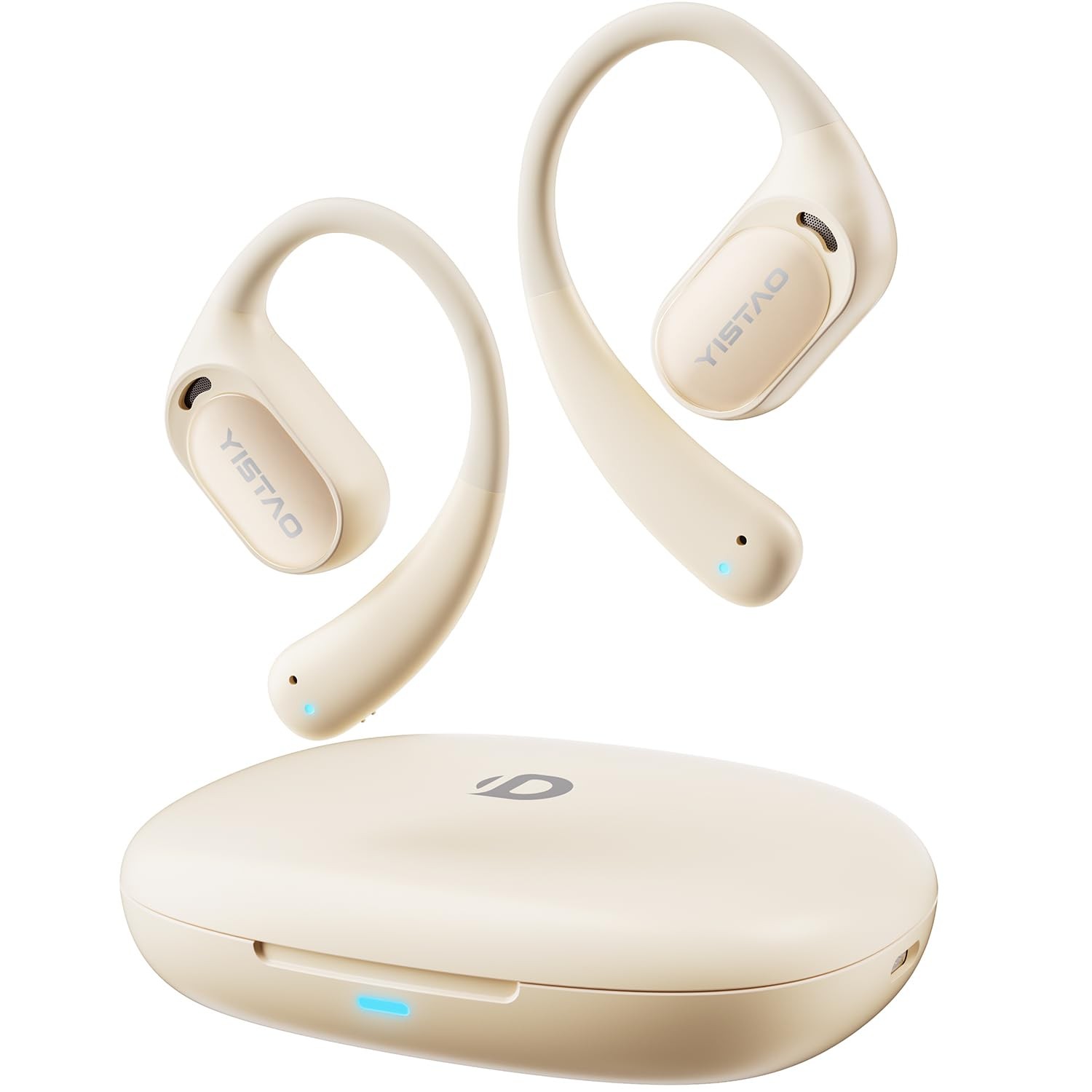 Open Ear Headphones with 35 Hours Playtime, True Wireless Air Conduction Earb…