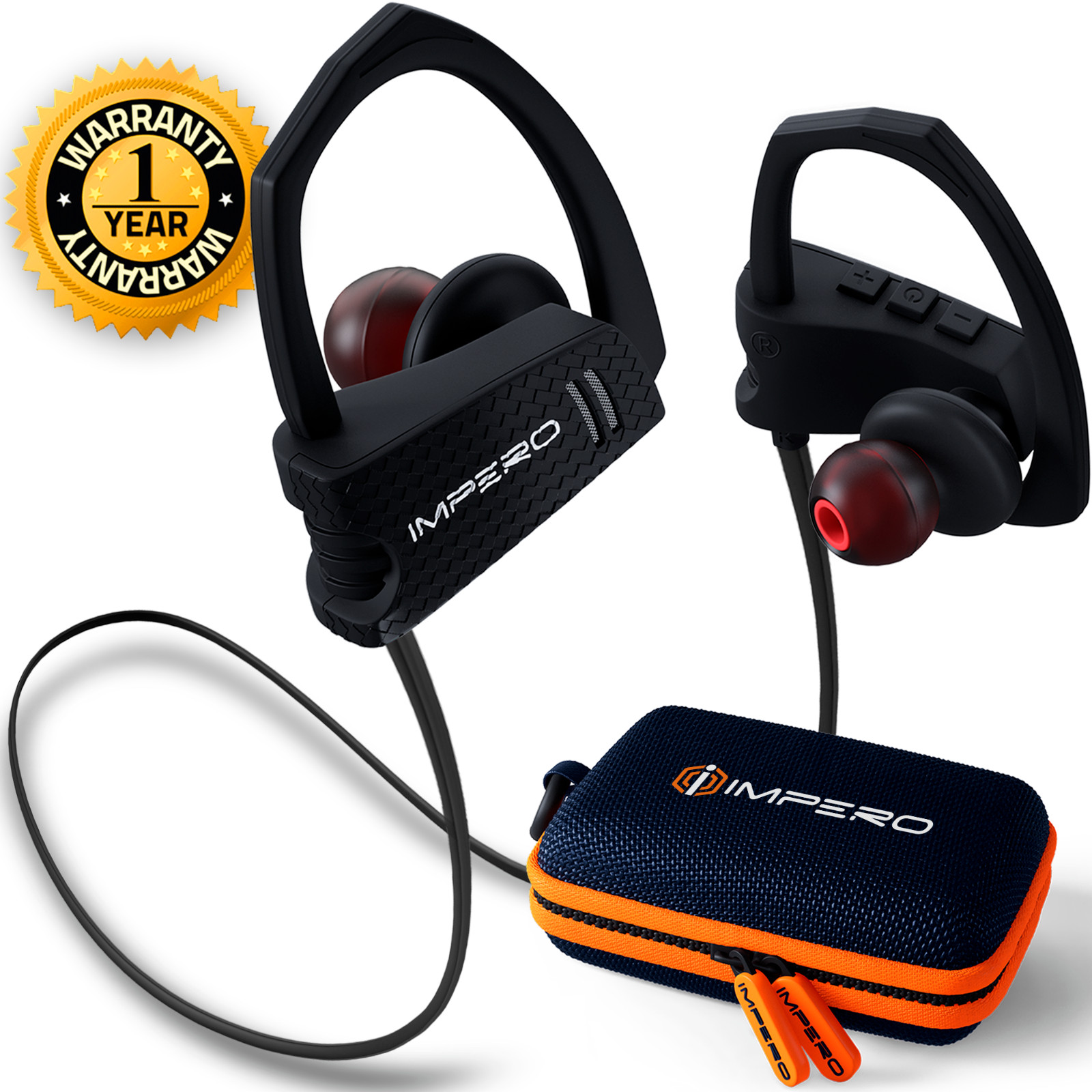 IMPERO Bluetooth Earbuds Wireless Sport Headphones Running Earphones for Workout