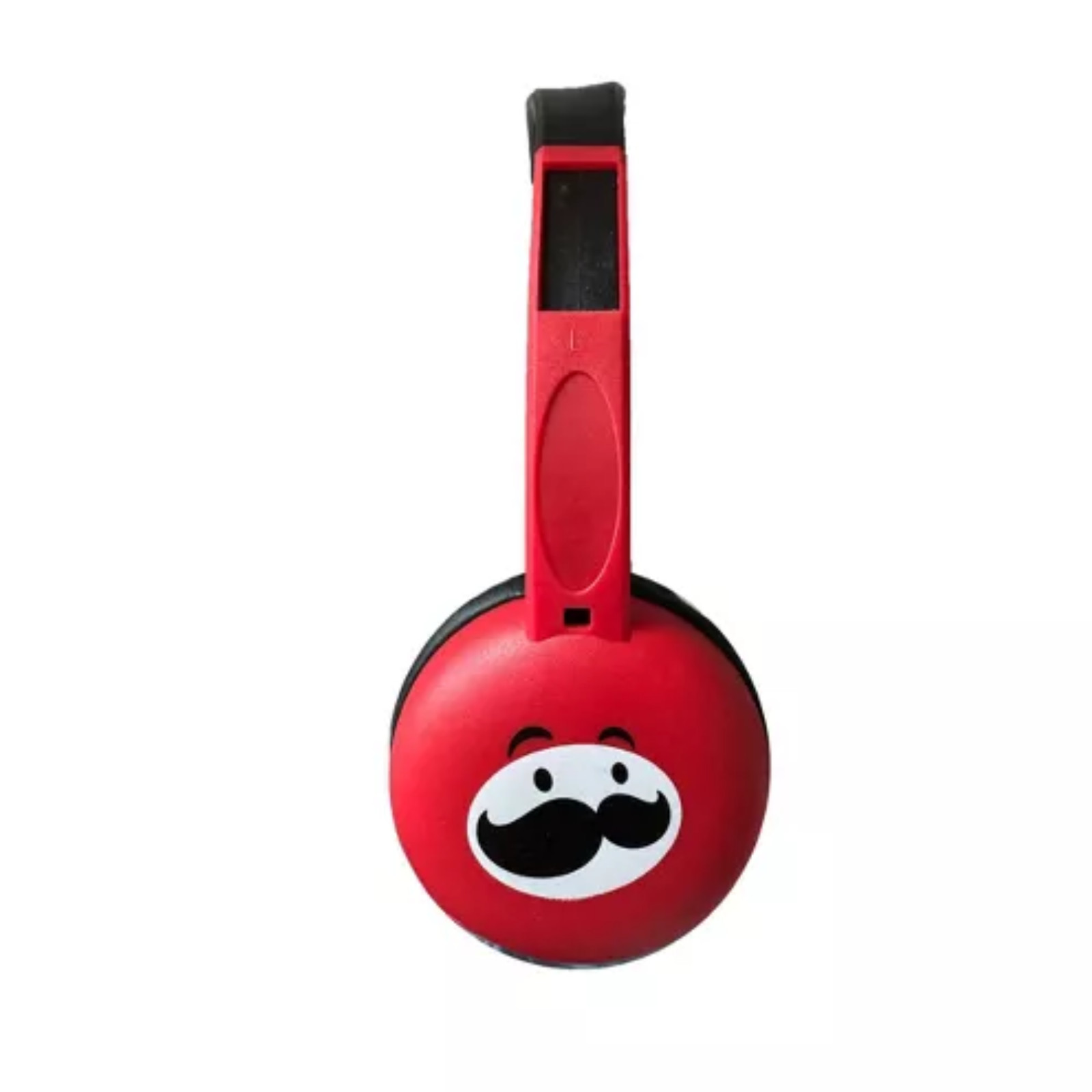 Pringles Wireless Headphones Bluetooth Rechargeable Cushioned Cup Red Black NEW