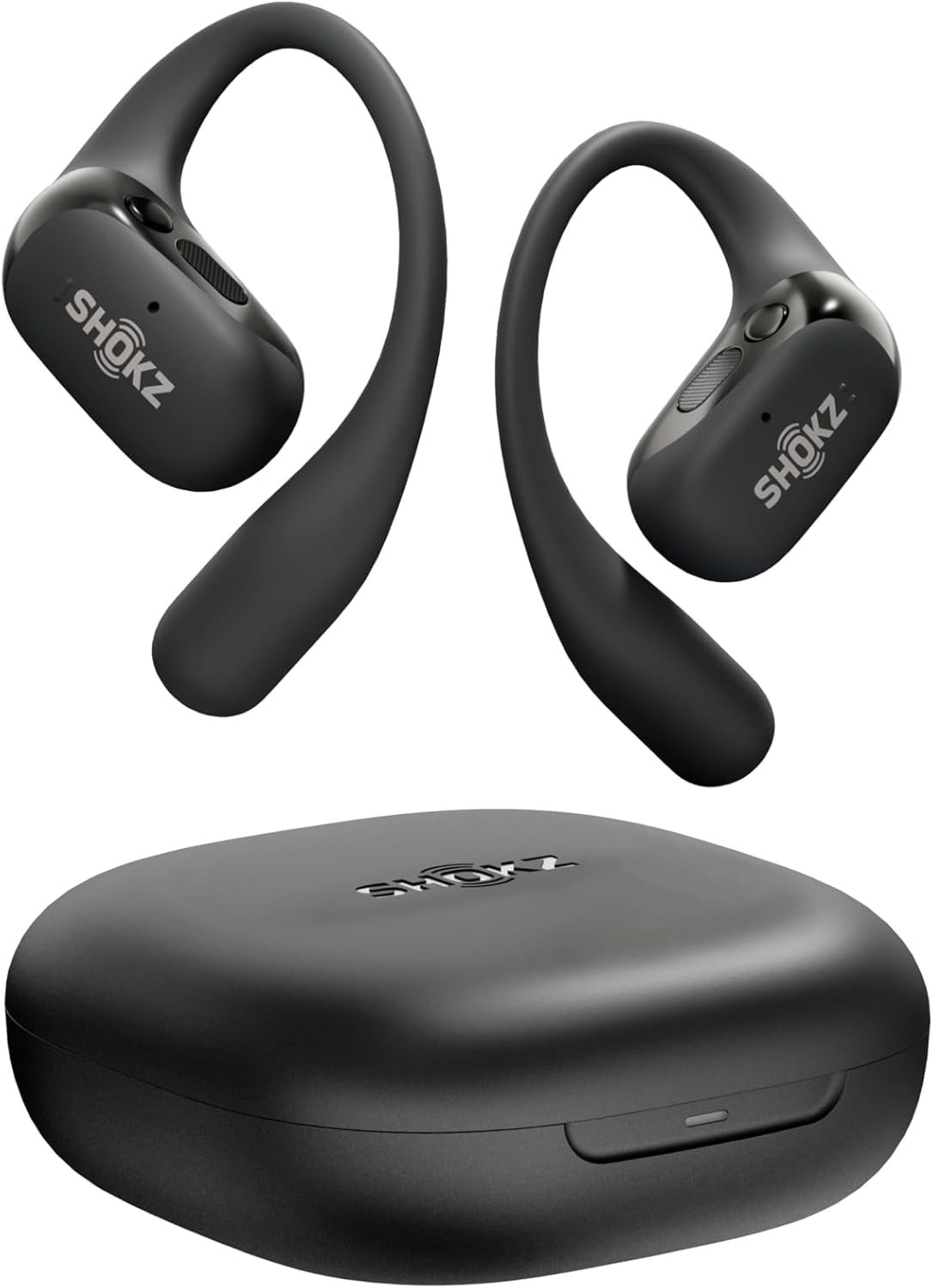 Shokz OpenFit 2+ Open-Ear Bluetooth Wireless Earphones Black New