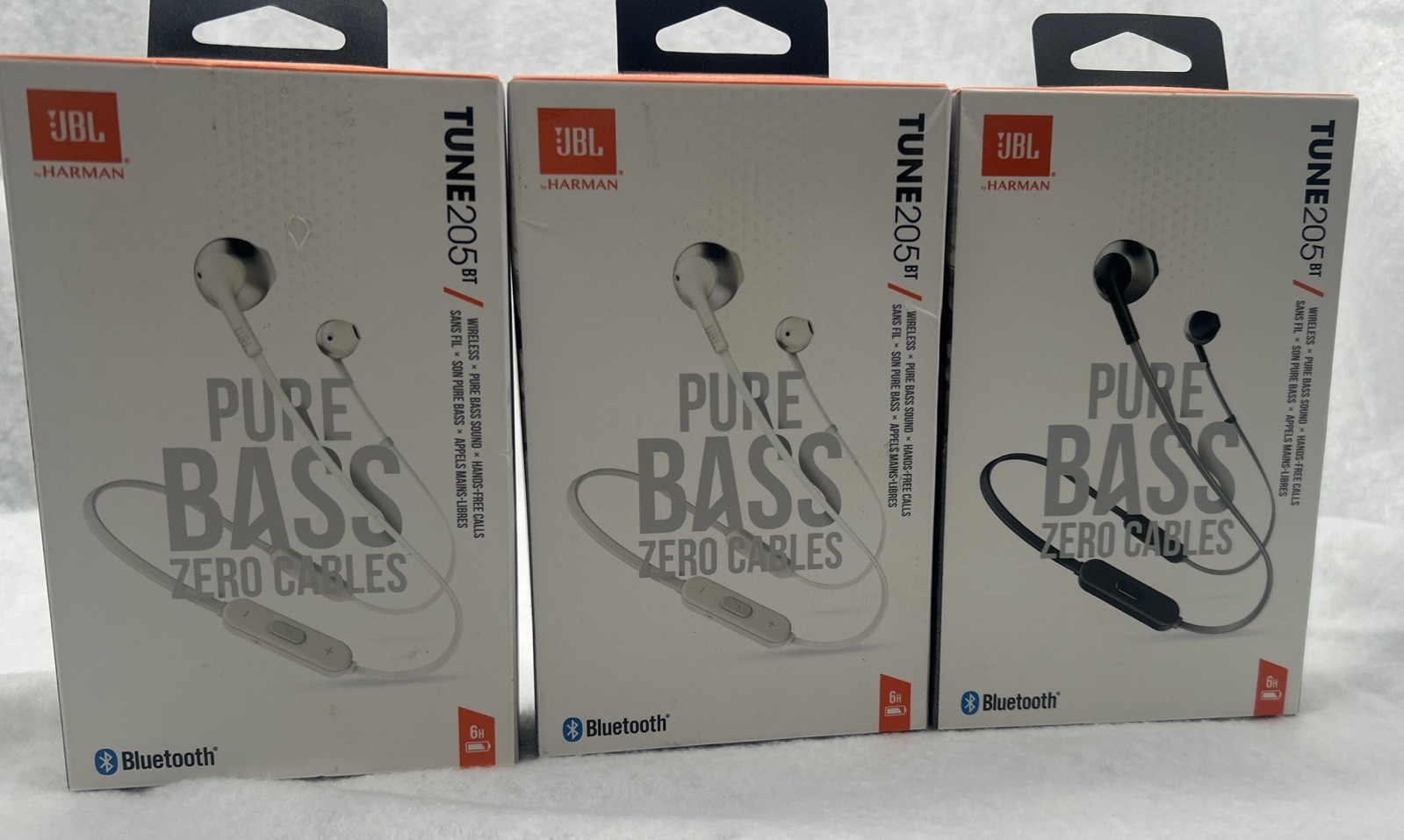 3 Sets Of Bluetooth Pure Base Zero Cable JBL Headphones, ￼￼
