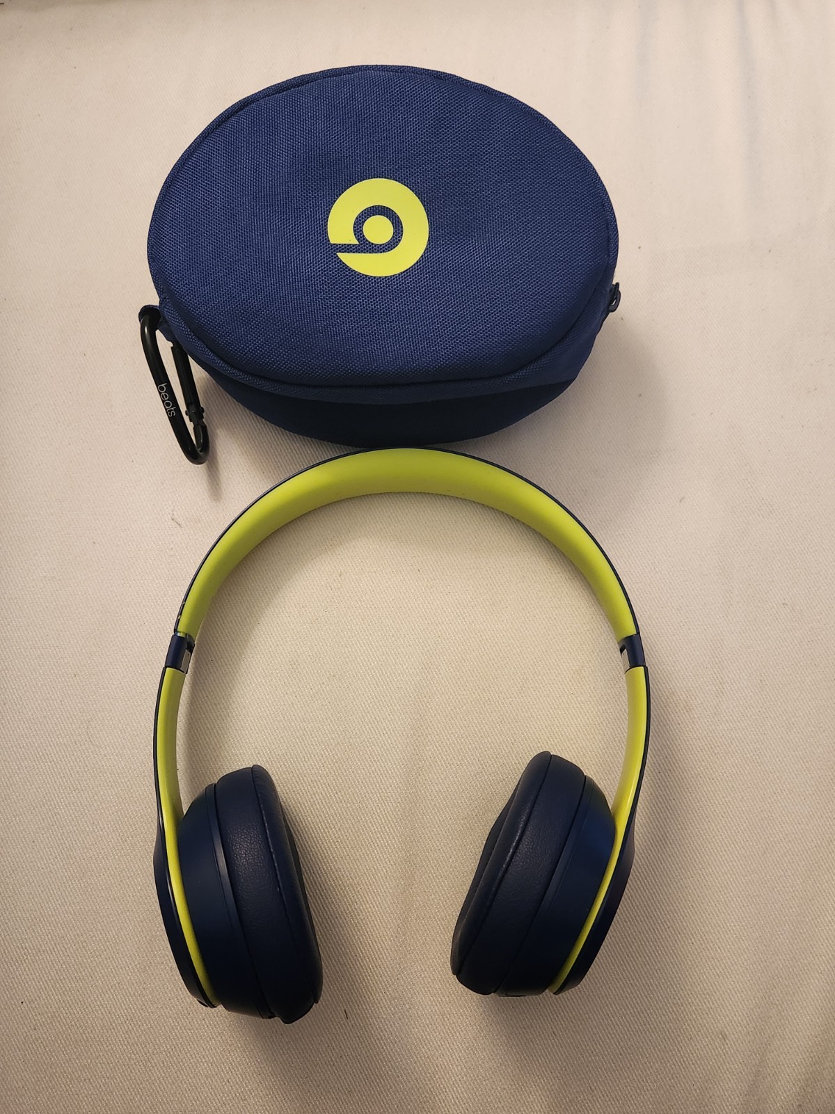 Beats Solo 3 Wireless Headphones “Pop Indigo” Beats Collection Tested Authentic