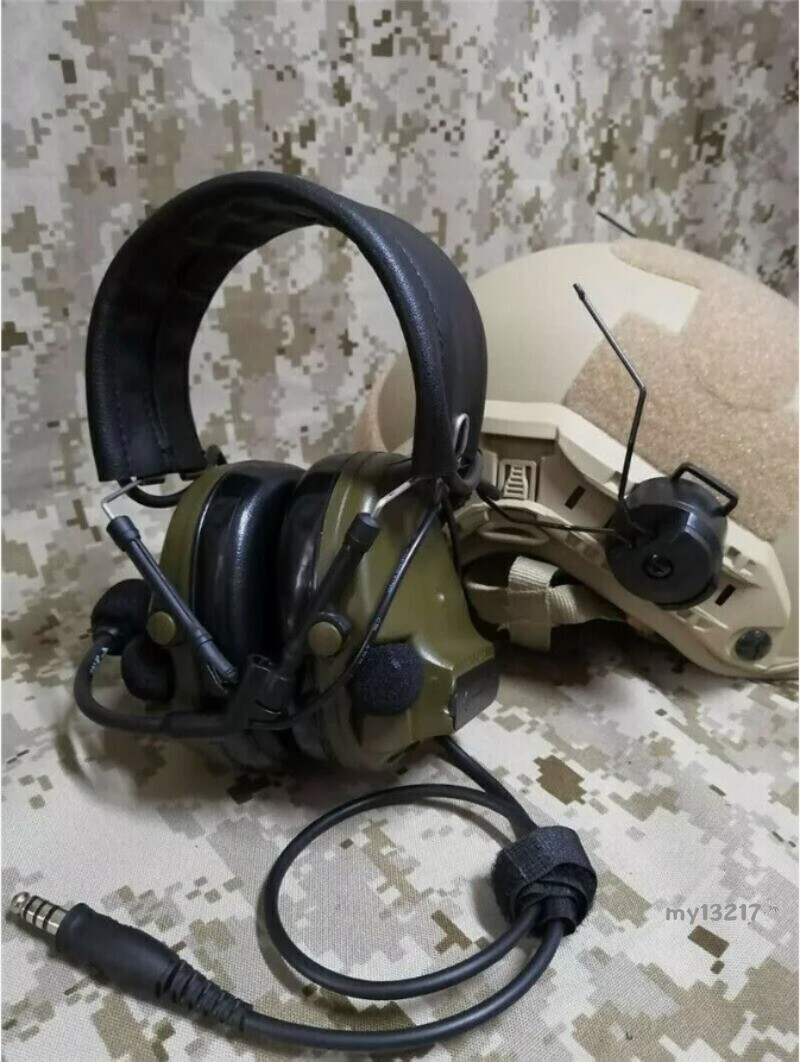 Tactical COMTAC C3 Adaptive Noise Canceling Headphone With Controller/Speaker