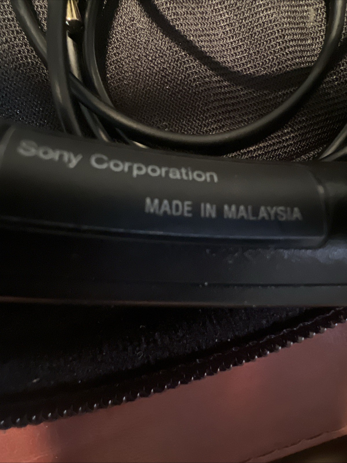 Vintage Sony MDR-NC500D Digital Headband Headphones – Black W/ Case, Power Adapt
