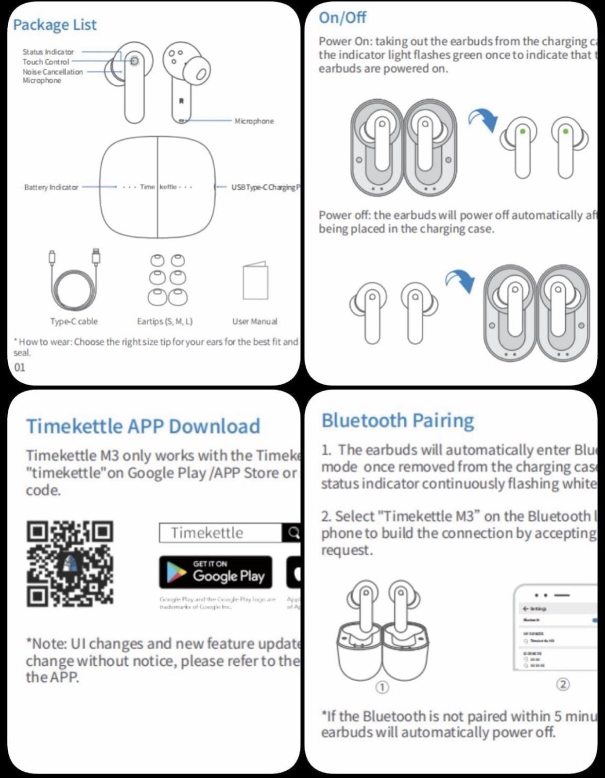Timekettle W4 Pro AI Interpreter Earbuds, Real-Tim