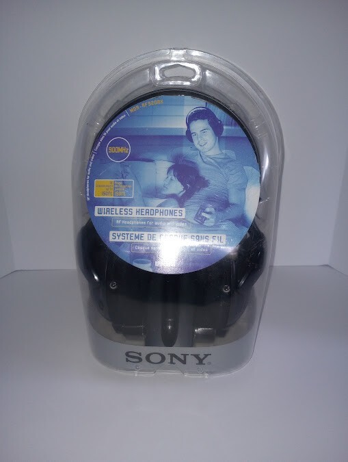 Vintage Sony Wireless Headphones for TV, Audio, or PC Listening