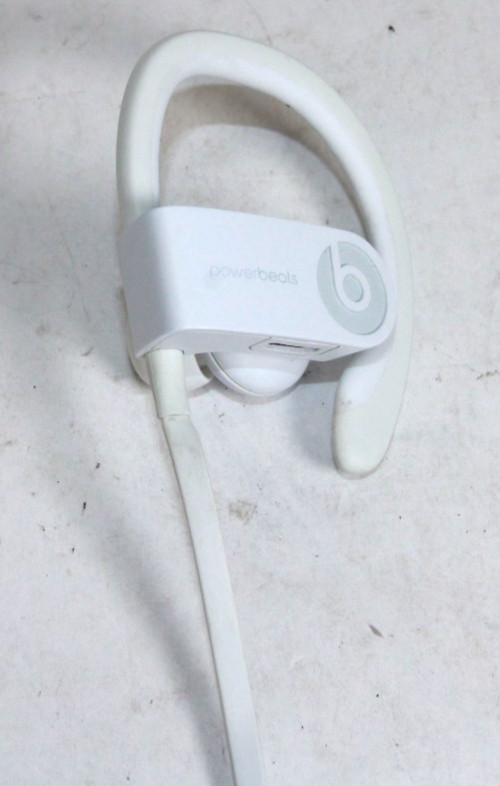 Beats Powerbeats3 Wireless Headphones All White Sport Apple W1 Chip TESTED