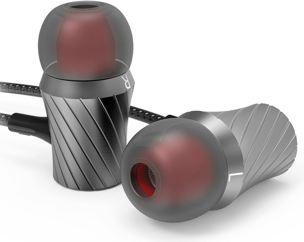 Wired Earbuds with Microphone Super Bass Passive Noise Cancelling Corded